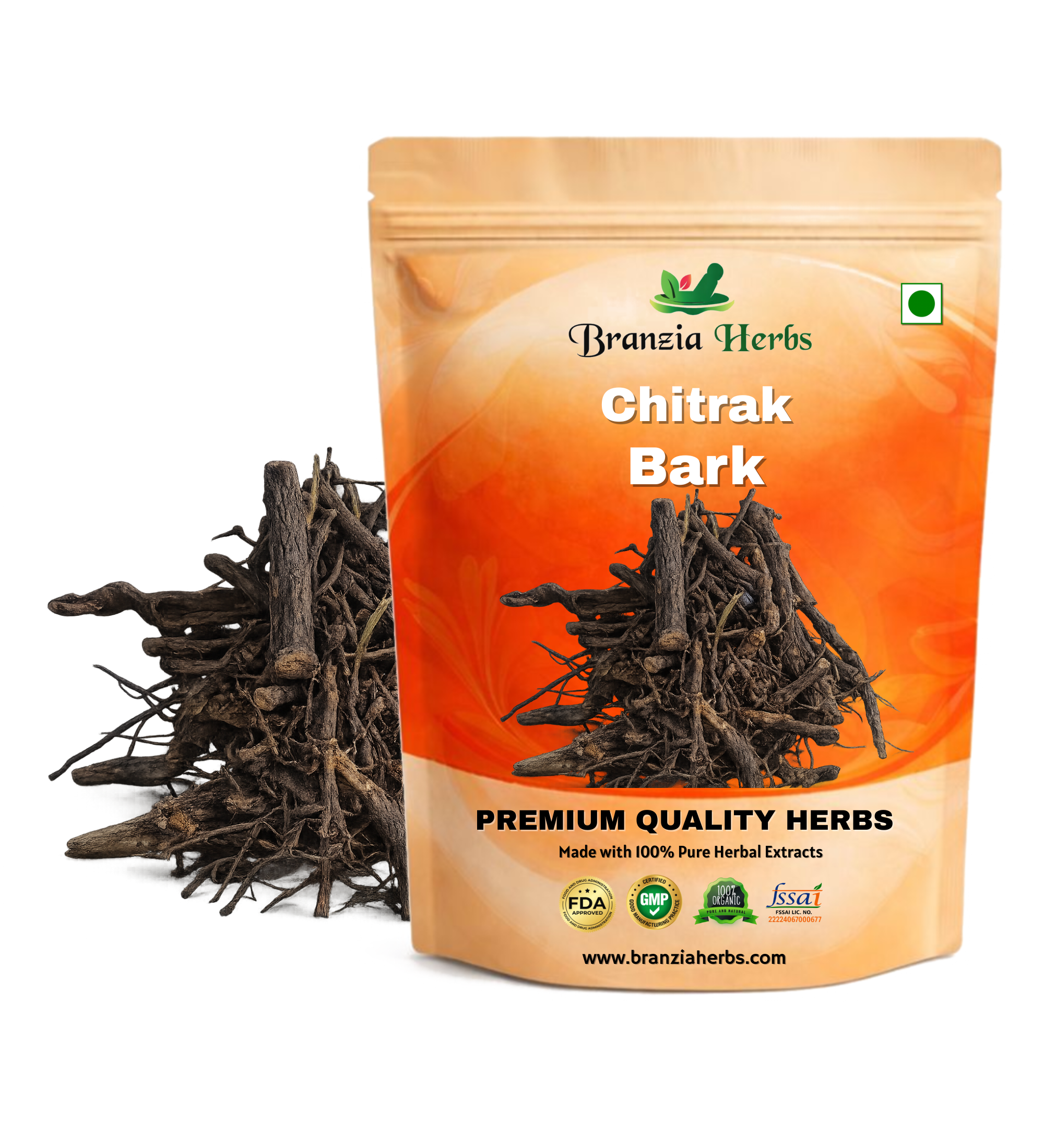 Chitrak Bark-Chita Chaal-Chita root -Chita Chal dried-Plimbago - Branzia Herbs