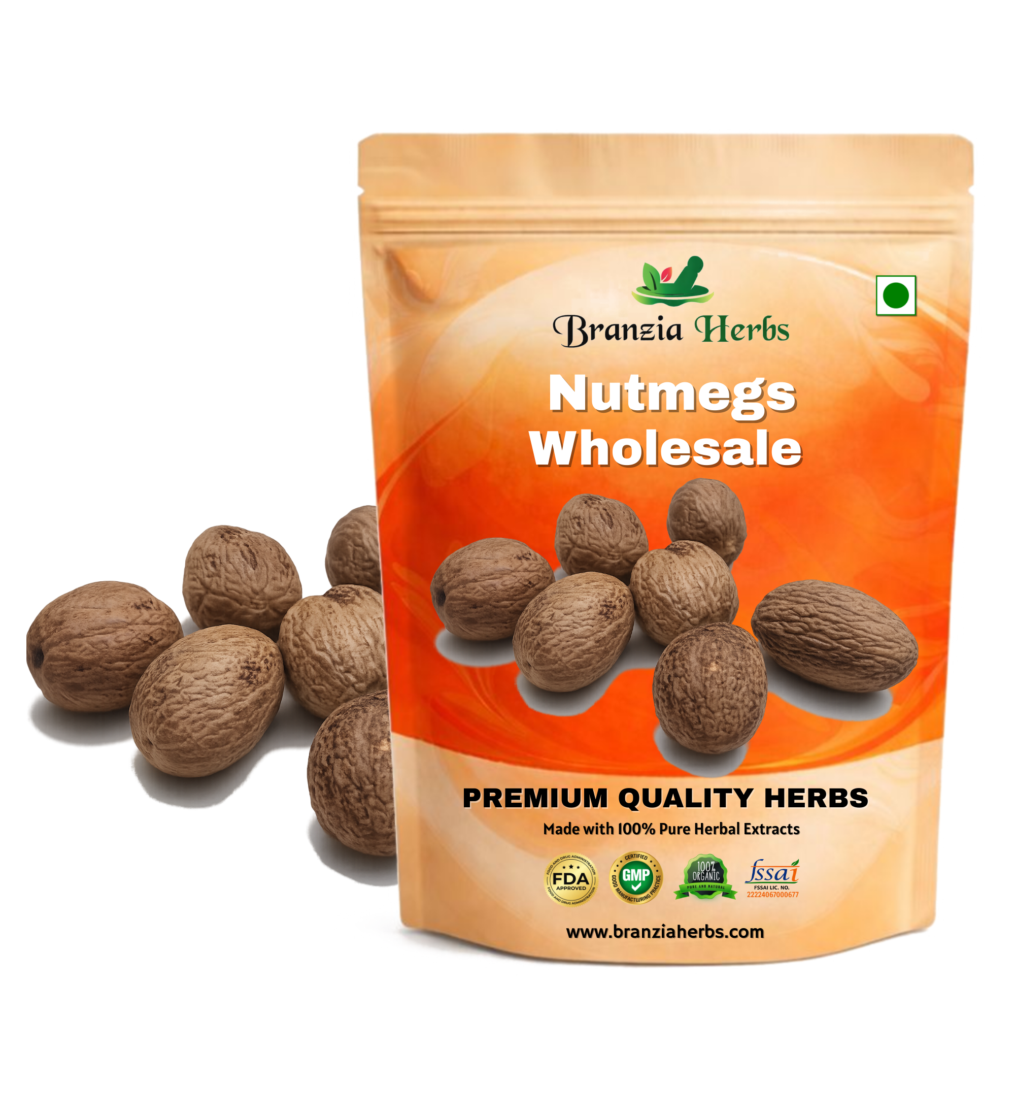 Nutmegs x 1 Wholesale Branzia Herbs