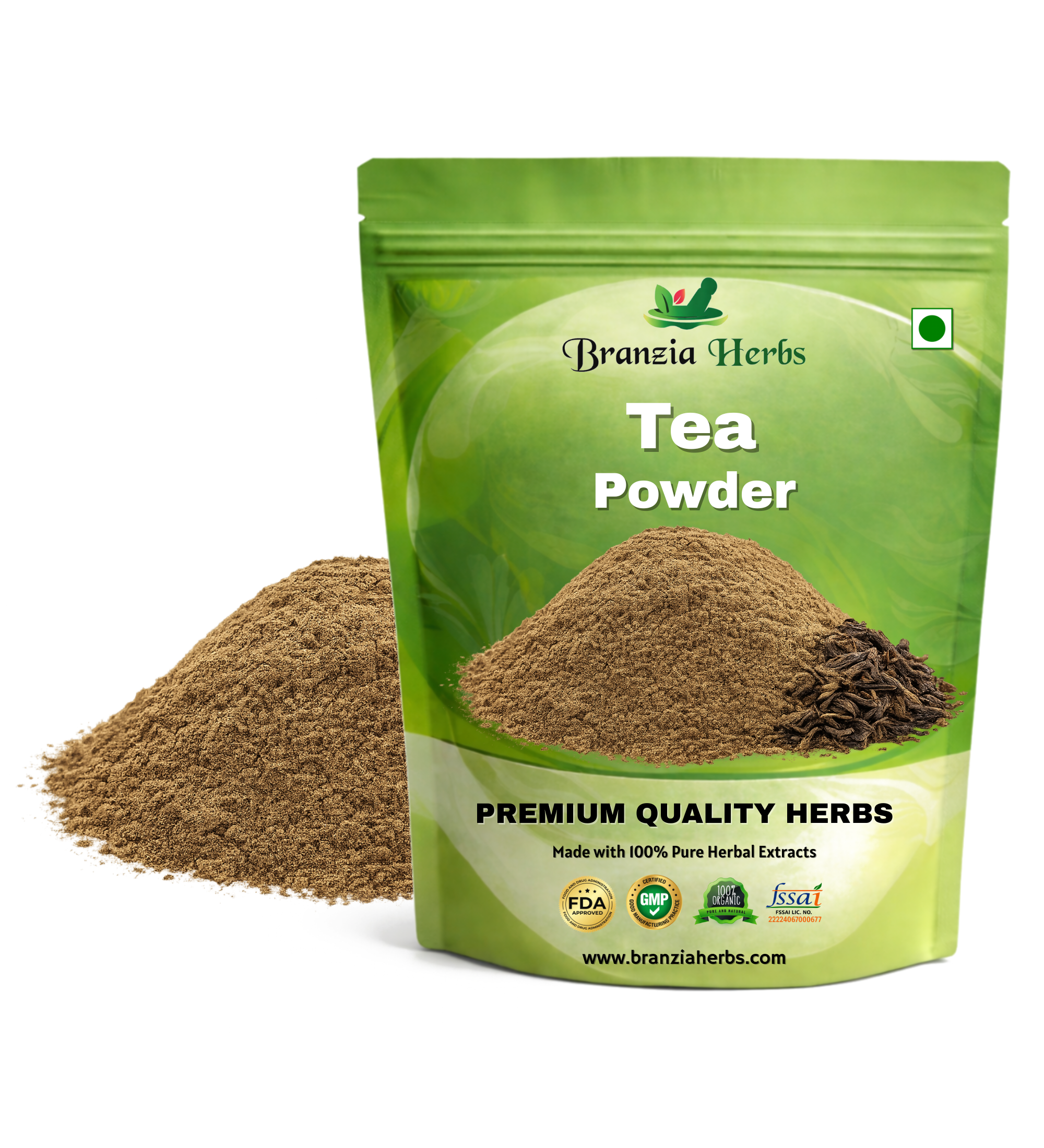Powderd Tea Premium Organic Tea Powder for Wellness – Branzia Herbs