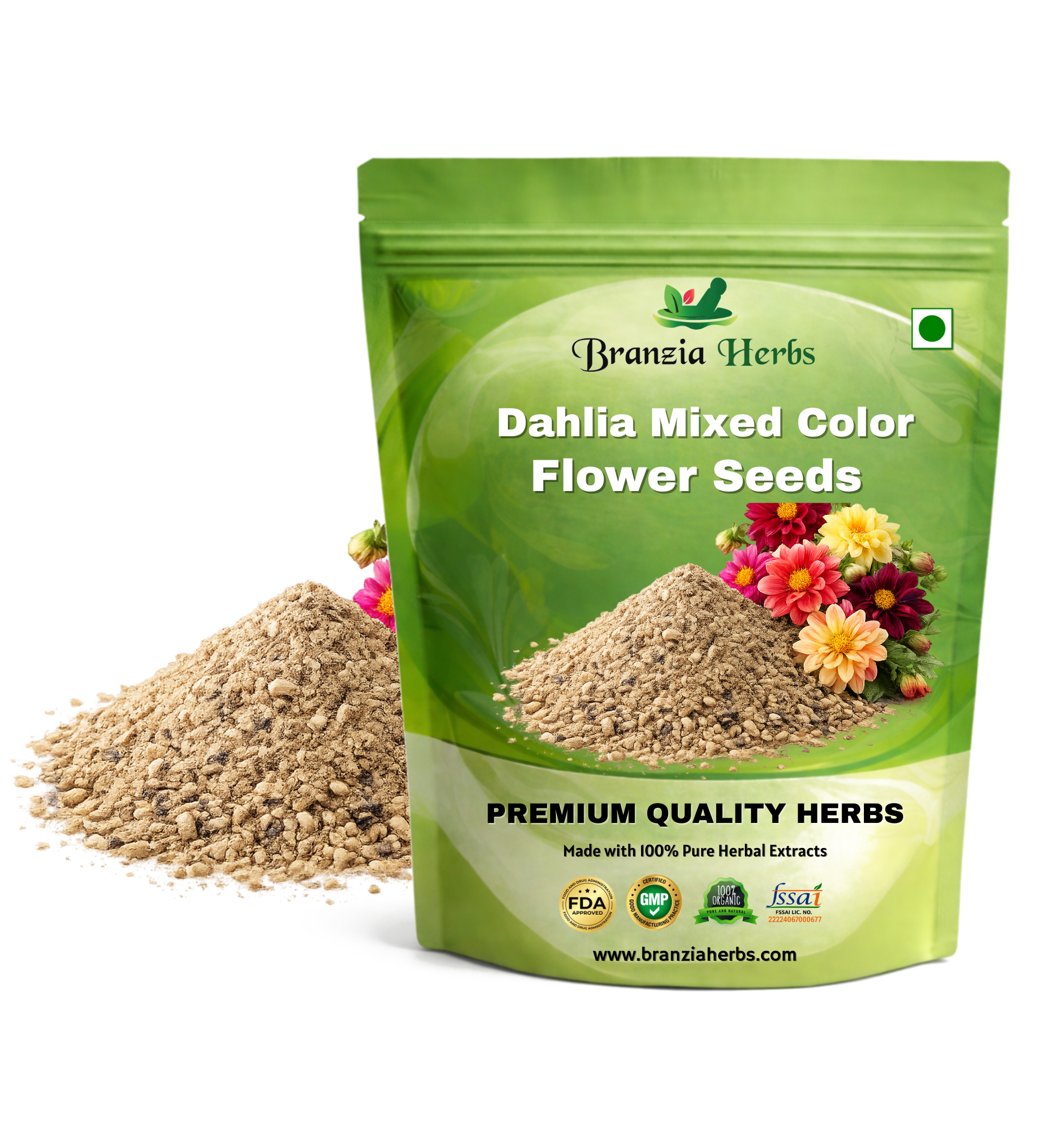 Dahlia Mixed Color Flower Seeds - Branzia Herbs