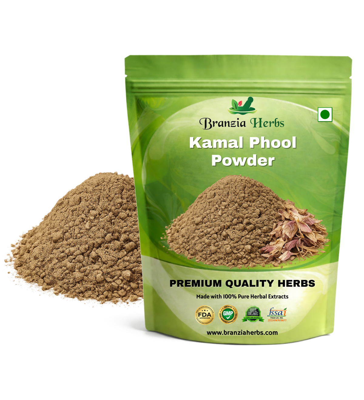 Kamal Phool Powder – Nelumbo Nucifera - Branzia Herbs