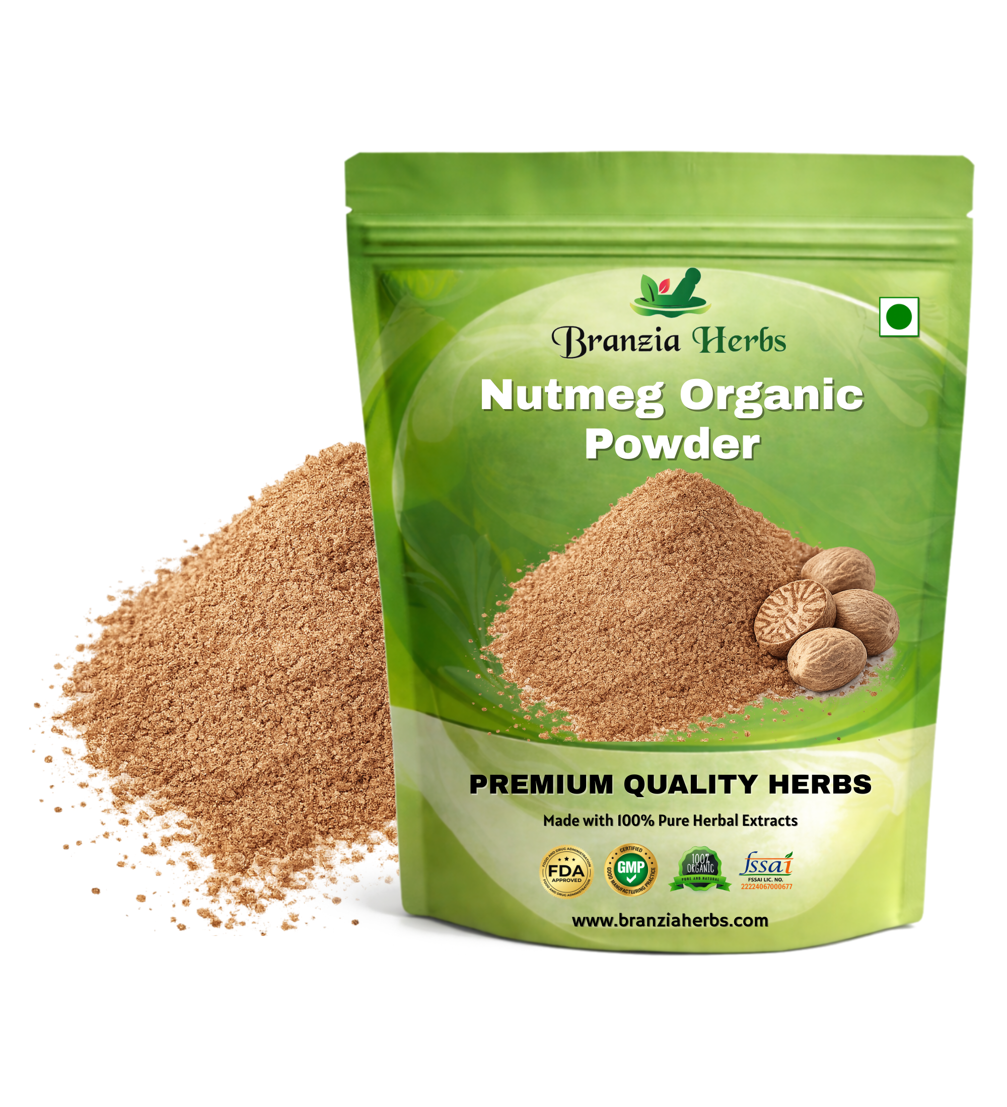 Nutmeg Powder Organic Wholesale Branzia Herbs