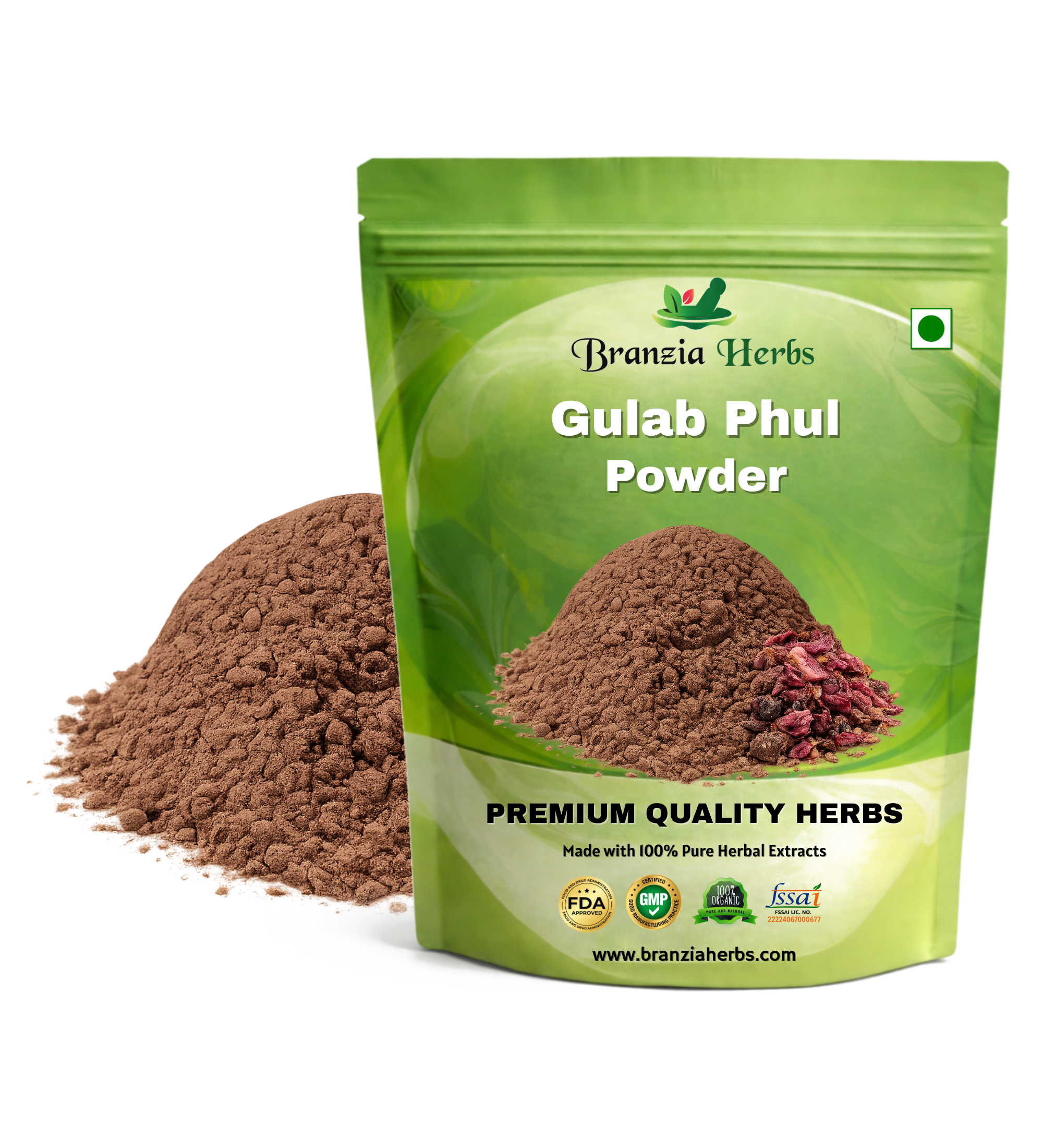 Gulab Phul/Rose Petals Powder - Branzia Herbs