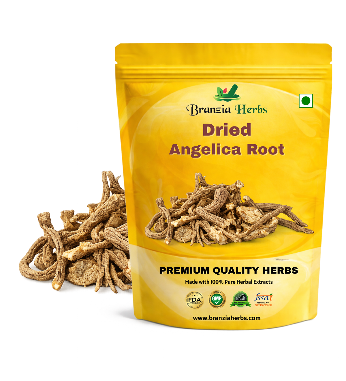 Dried Angelica Root - Branzia Herbs