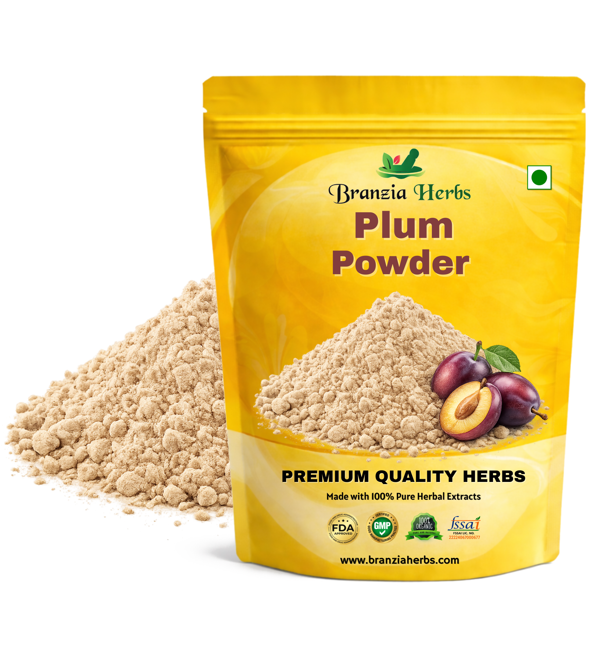 Plum powder (primary color) - Branzia Herbs
