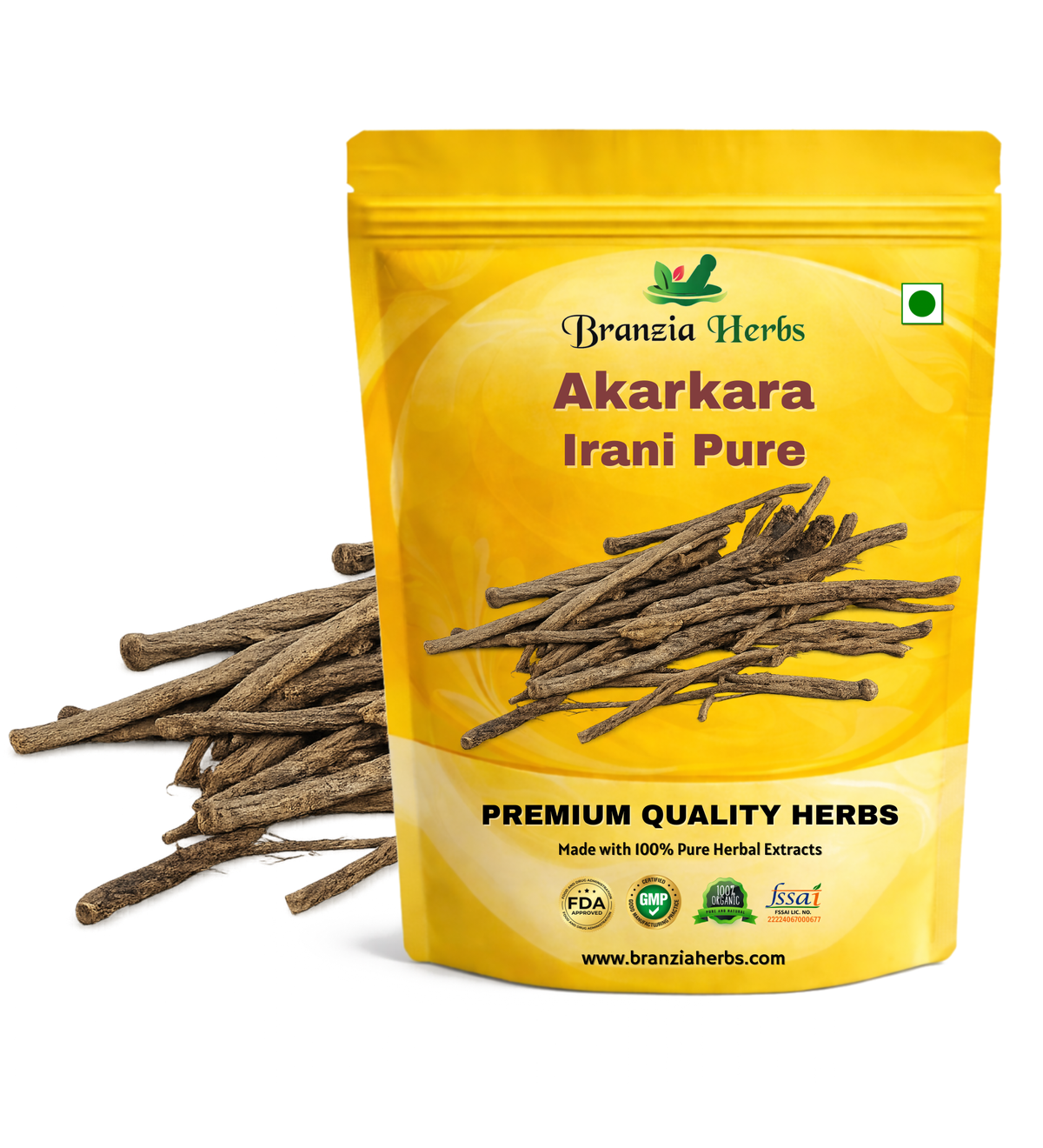 Akarkara Irani Pure | Longwort | Anacyclus pyrethrum - Branzia Herbs