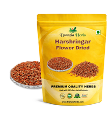 Harshringar Flower Dried - Paarijaat Phool  Parijat Flower - Harshingar Phool - Nyctanthes arbor-tristis - Branzia Herbs