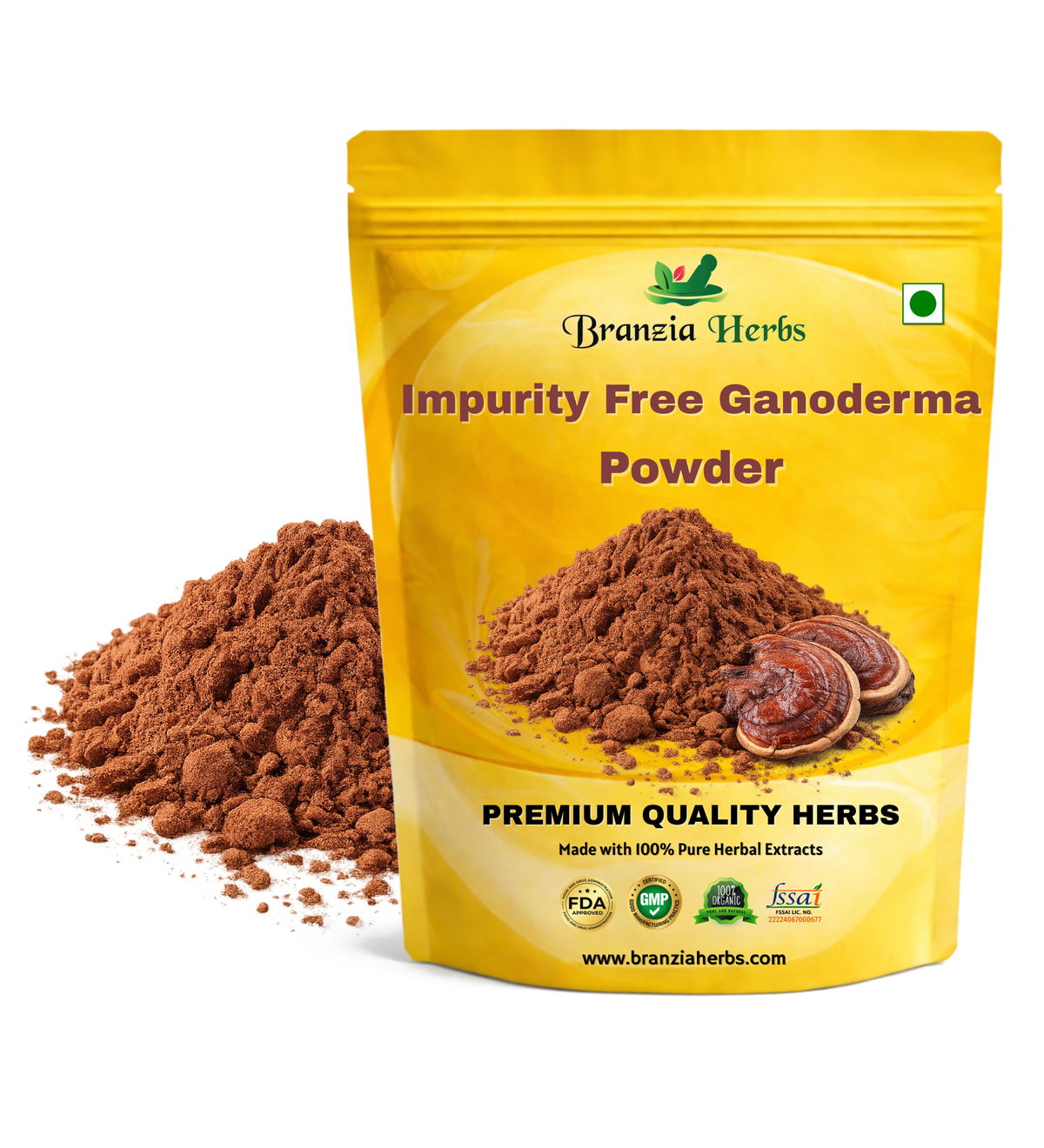 Impurity Free Ganoderma Powder - Branzia Herbs