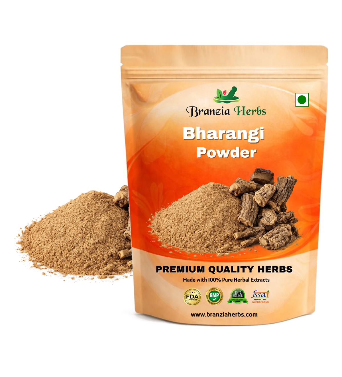 Bharangi Powder - Bhadangi - Clerodendrum Serratum - Branzia Herbs