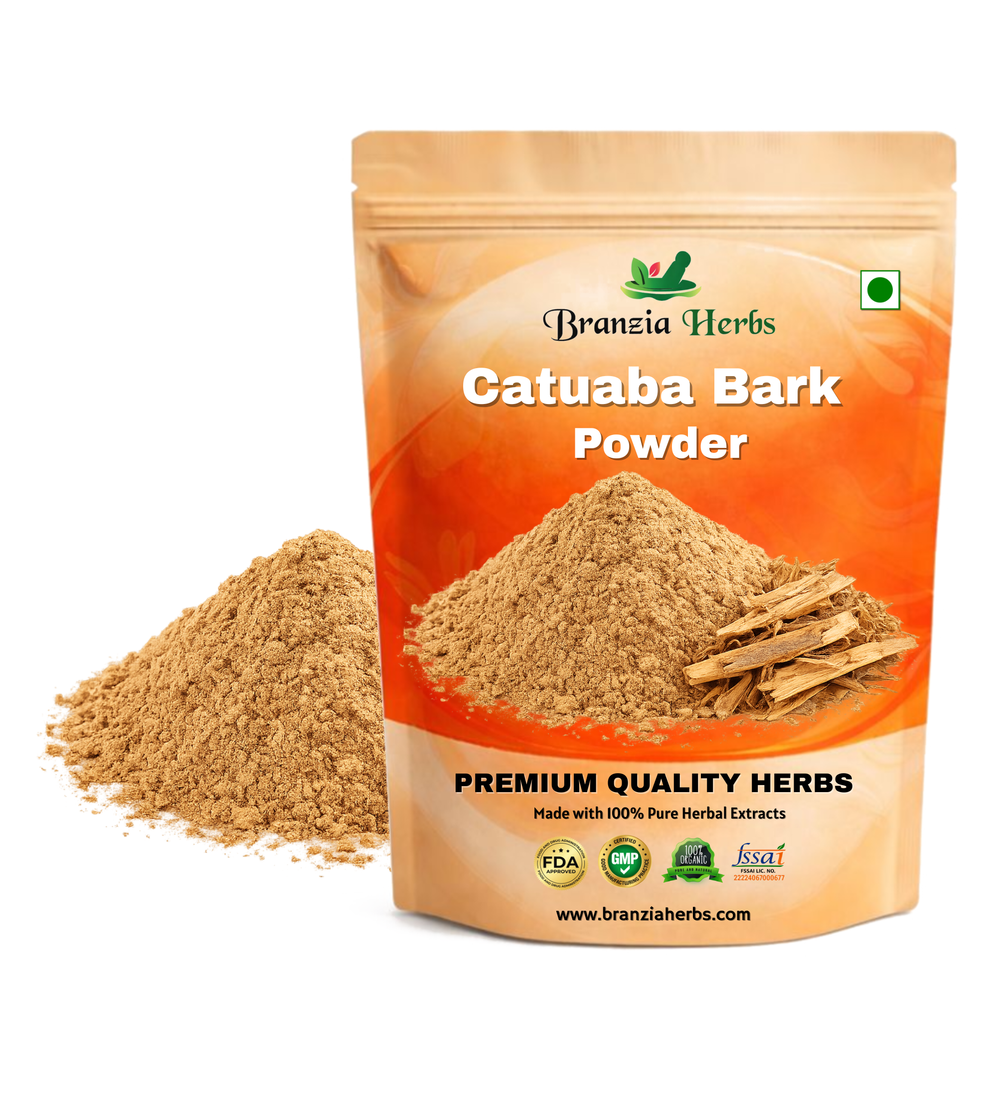 Catuaba Bark Extract, Powder - Branzia Herbs