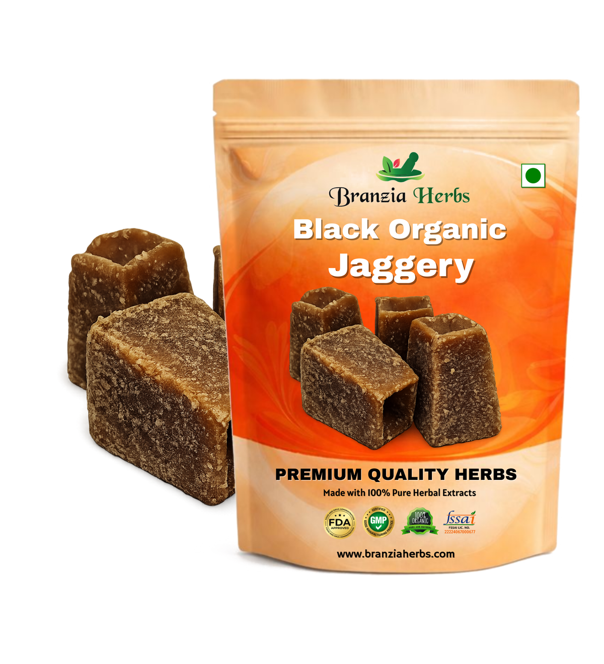 Black Organic Jaggery (Gud)