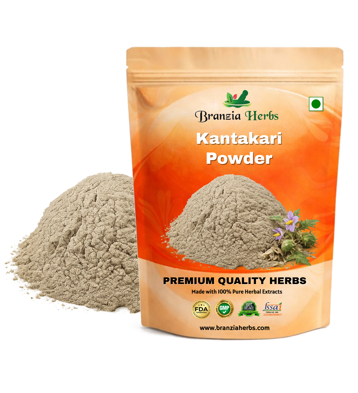 Kantakari/Bhorigni Powder – Indian nightshade - Branzia Herbs