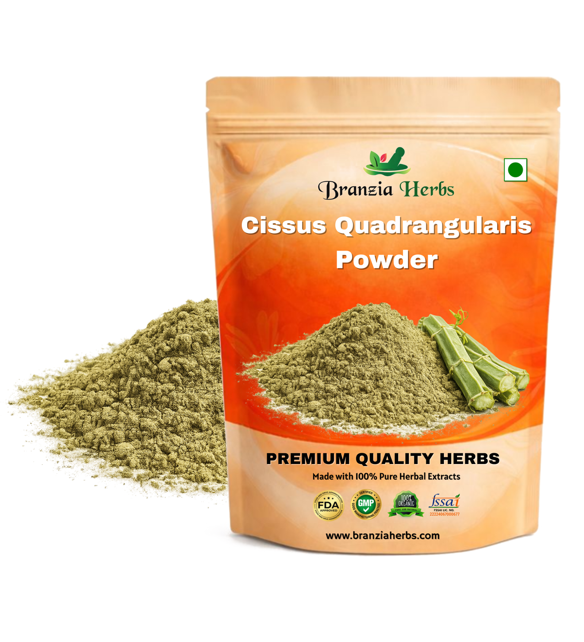 Cissus Quadrangularis Extract, Powder - Branzia Herbs