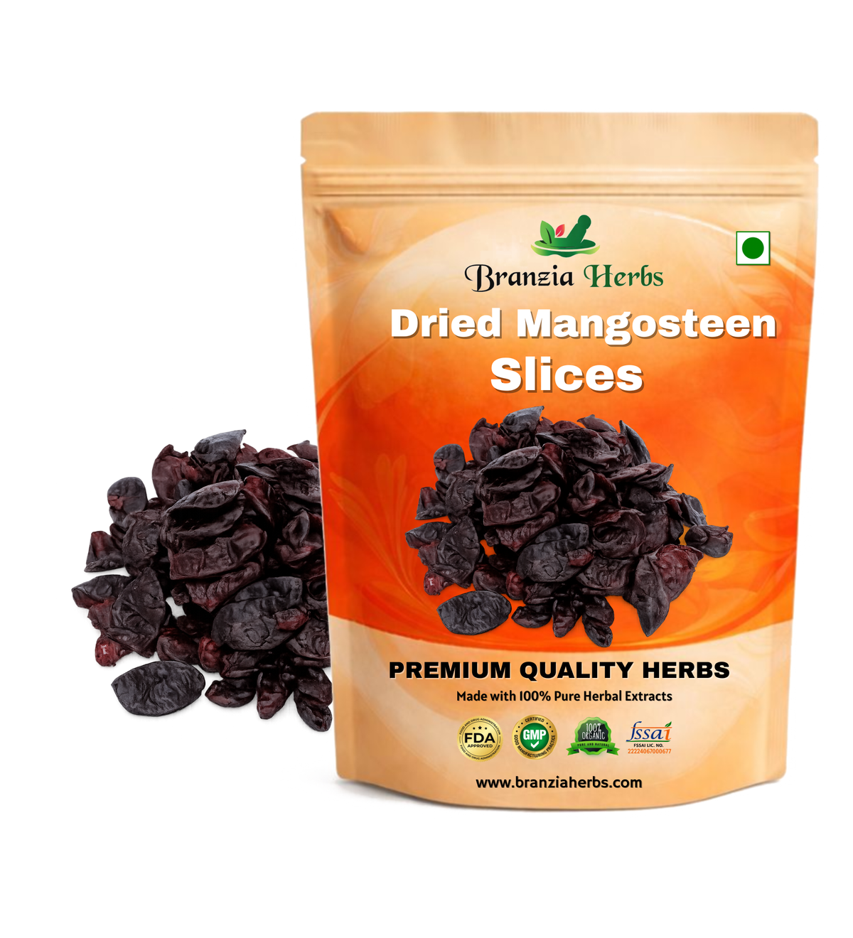 Dried Mangosteen Slices-Kokum-Raw Herbs-Garcinia Indica Natural - Branzia Herbs