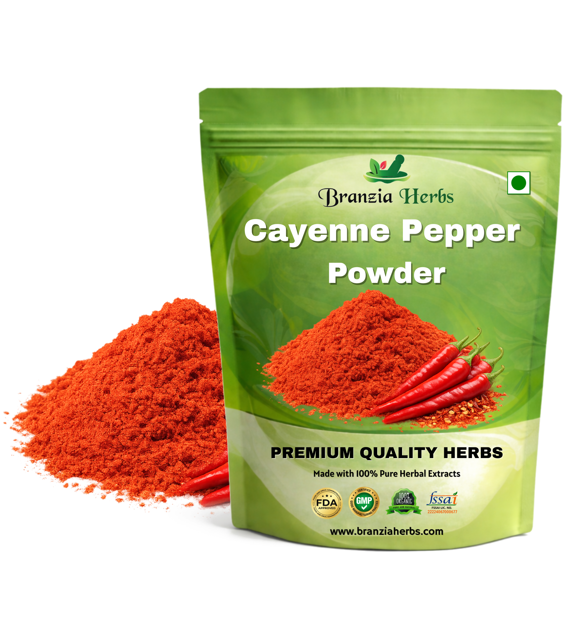 Cayenne Pepper Powder - Branzia Herbs