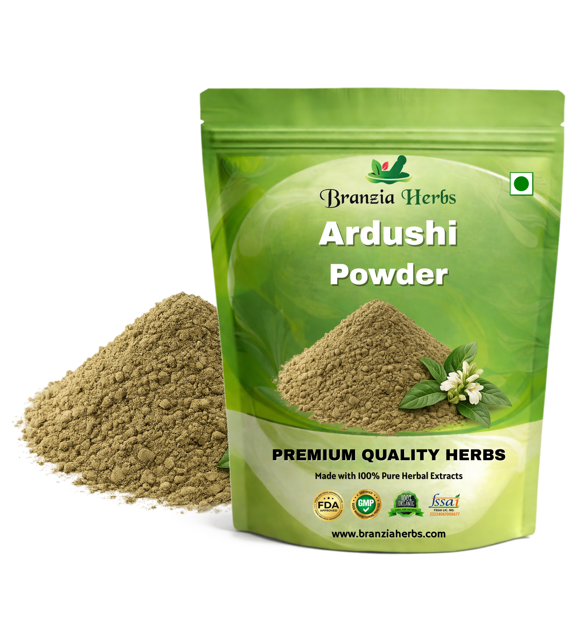 Ardushi Powder – Vasa Powder – Adhatoda vasica - Branzia Herbs