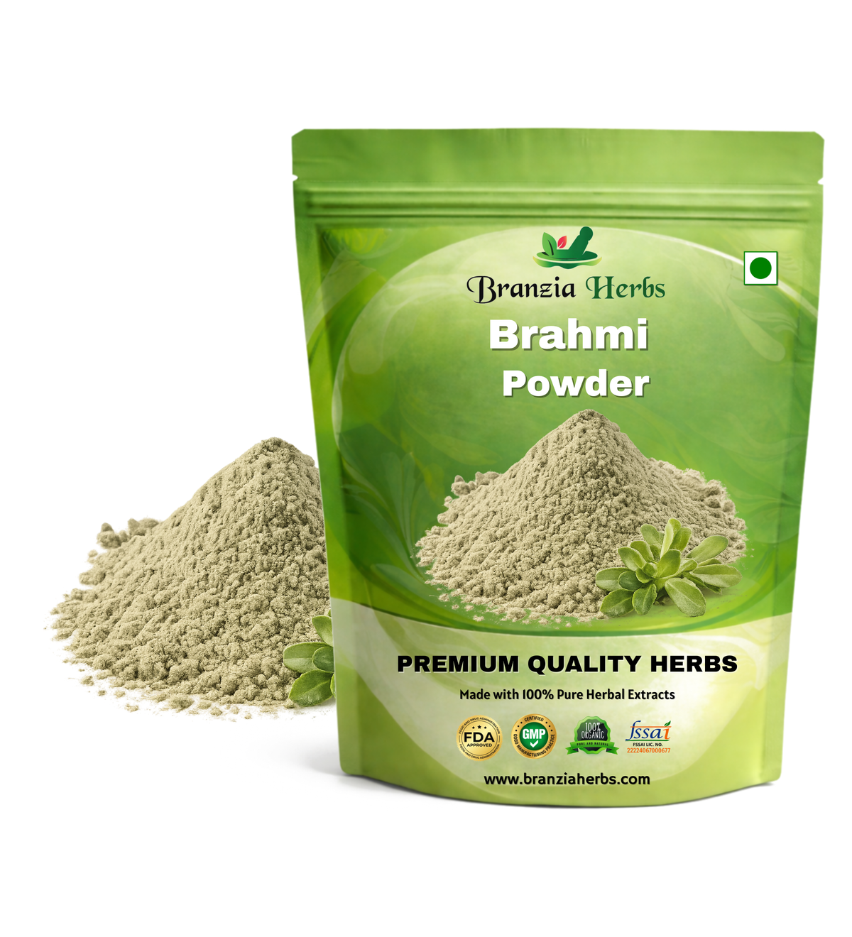 Brahmi / Bacopa Monnieri / Waterhyssop - Powder - Branzia Herbs