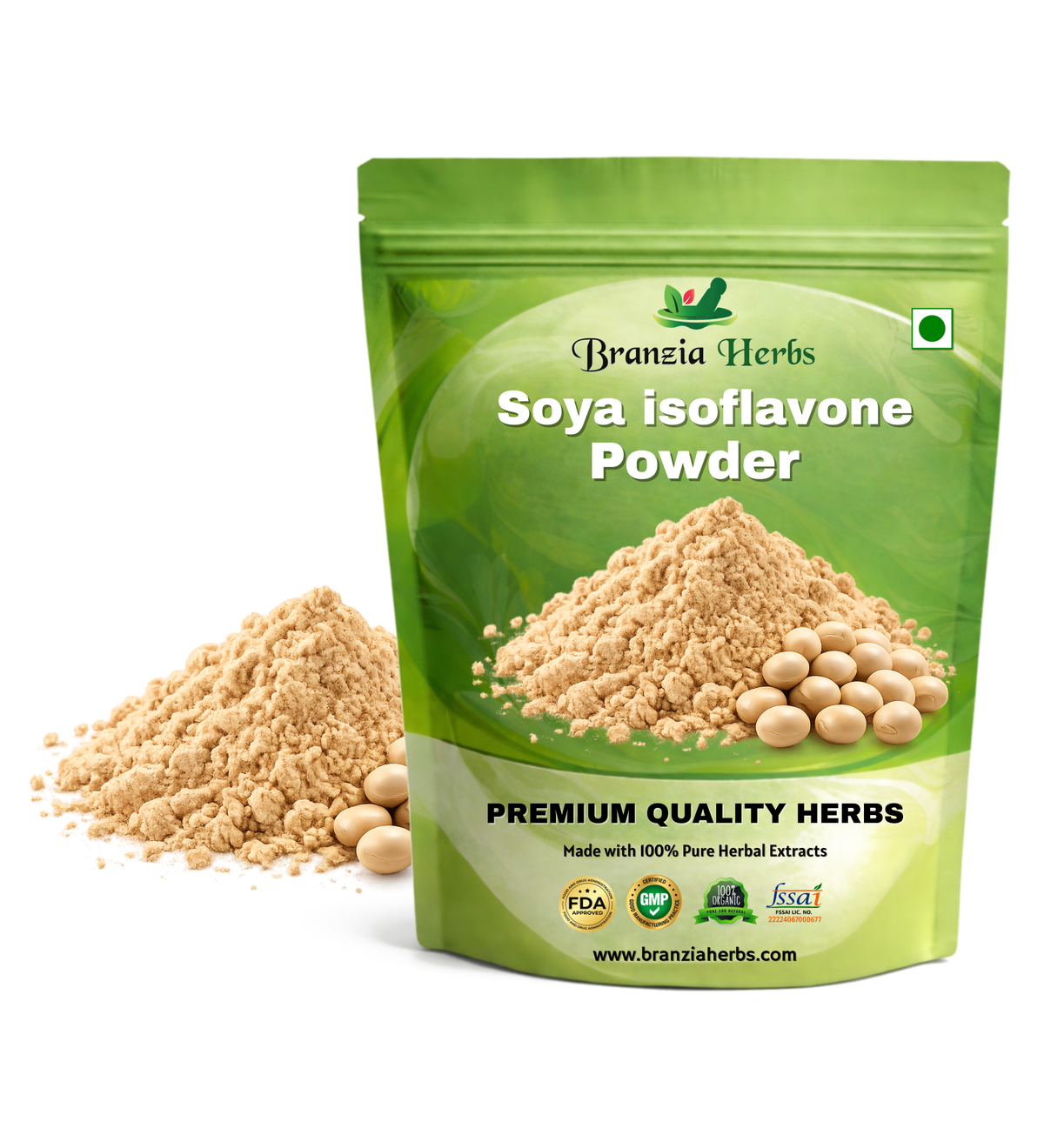 Soya isoflavone - Panacea Phytoextracts - Branzia Herbs