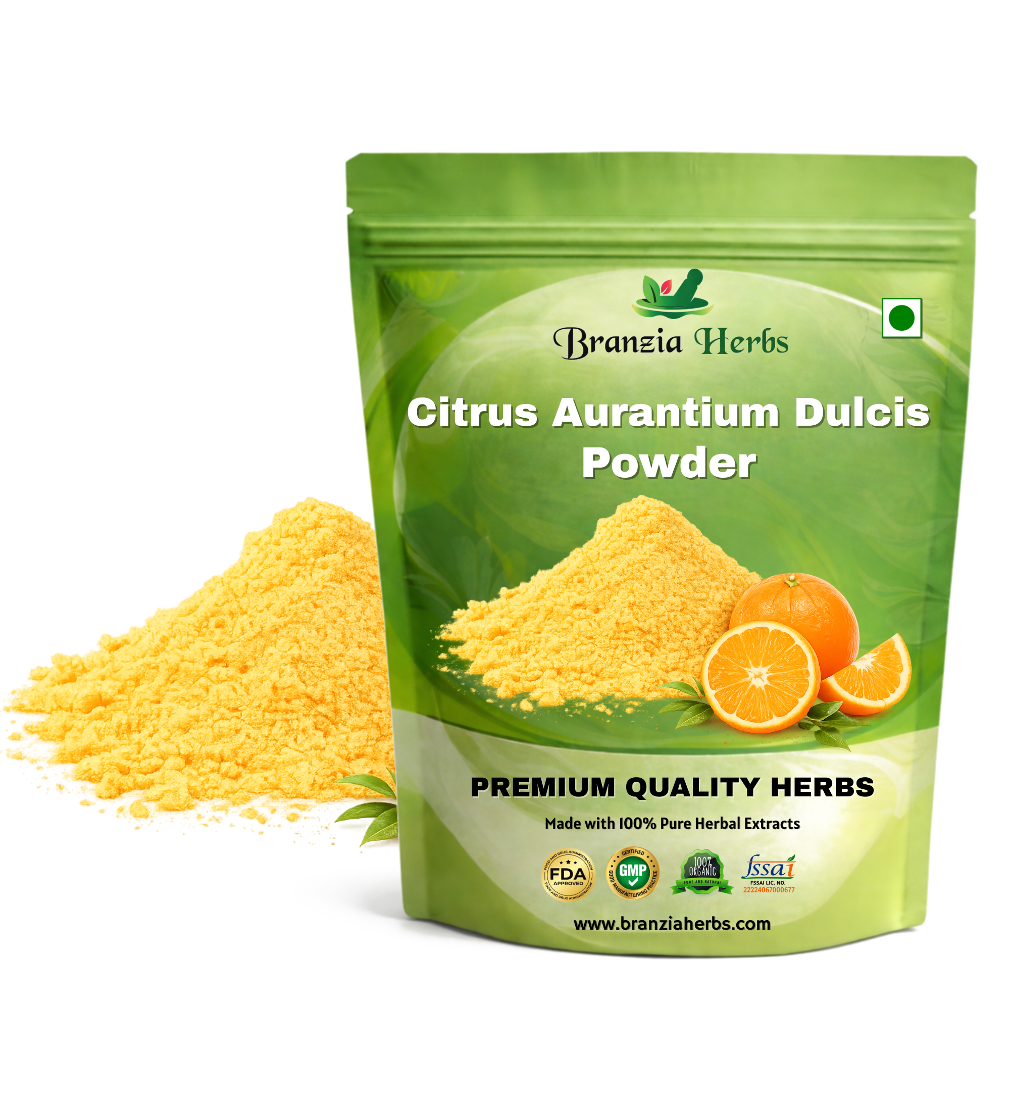 Citrus Aurantium Dulcis Fruit powder - Branzia Herbs