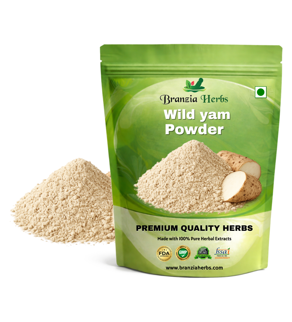 Wild yam powder - Branzia Herbs