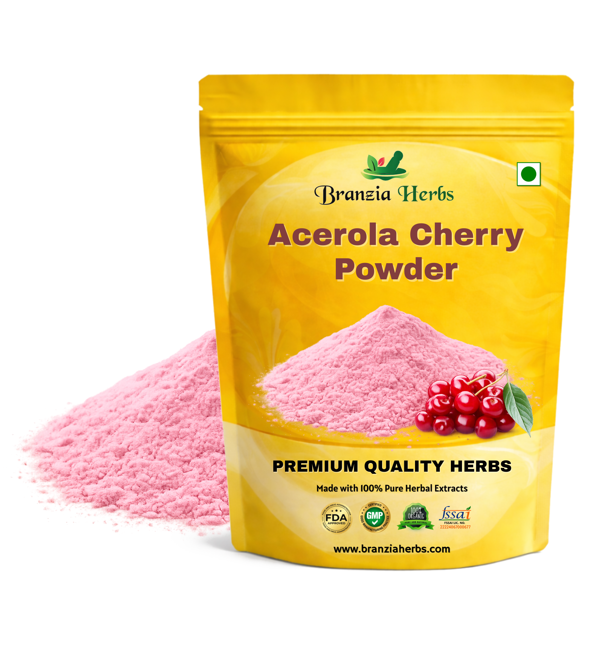 Acer Powder Premium Acerola Cherry Powder Extract | Boost Your Health – Branzia Herbs