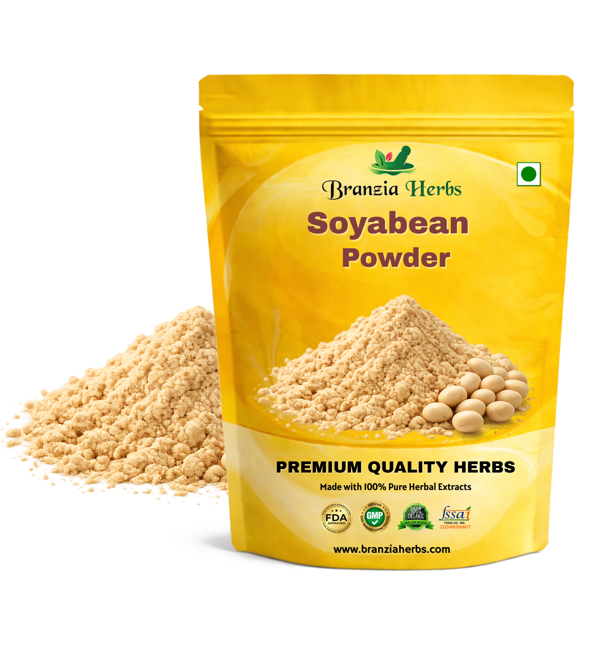 Soyabean Powder - Branzia Herbs