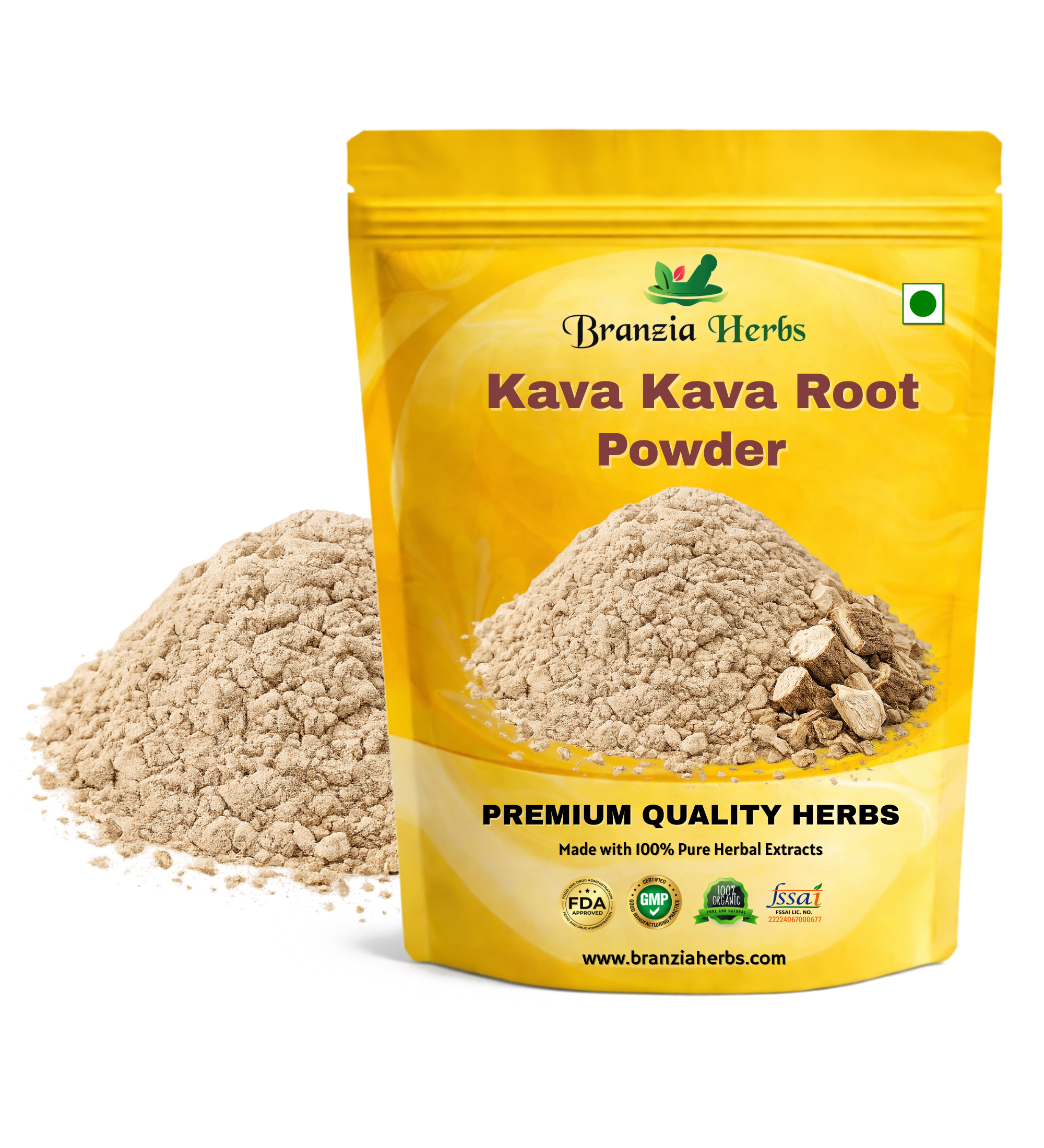 Kava Kava Root Powder - Branzia Herbs