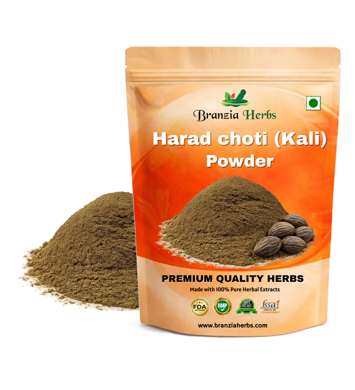 Harad choti (Kali) Powder – Himej Powder– chebulic myrobalan – Terminalia chebula - Branzia Herbs