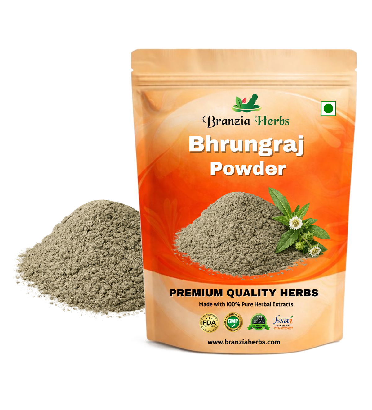 Bhrungraj powder – Bhangra Powder – Eclipta alba - Branzia Herbs