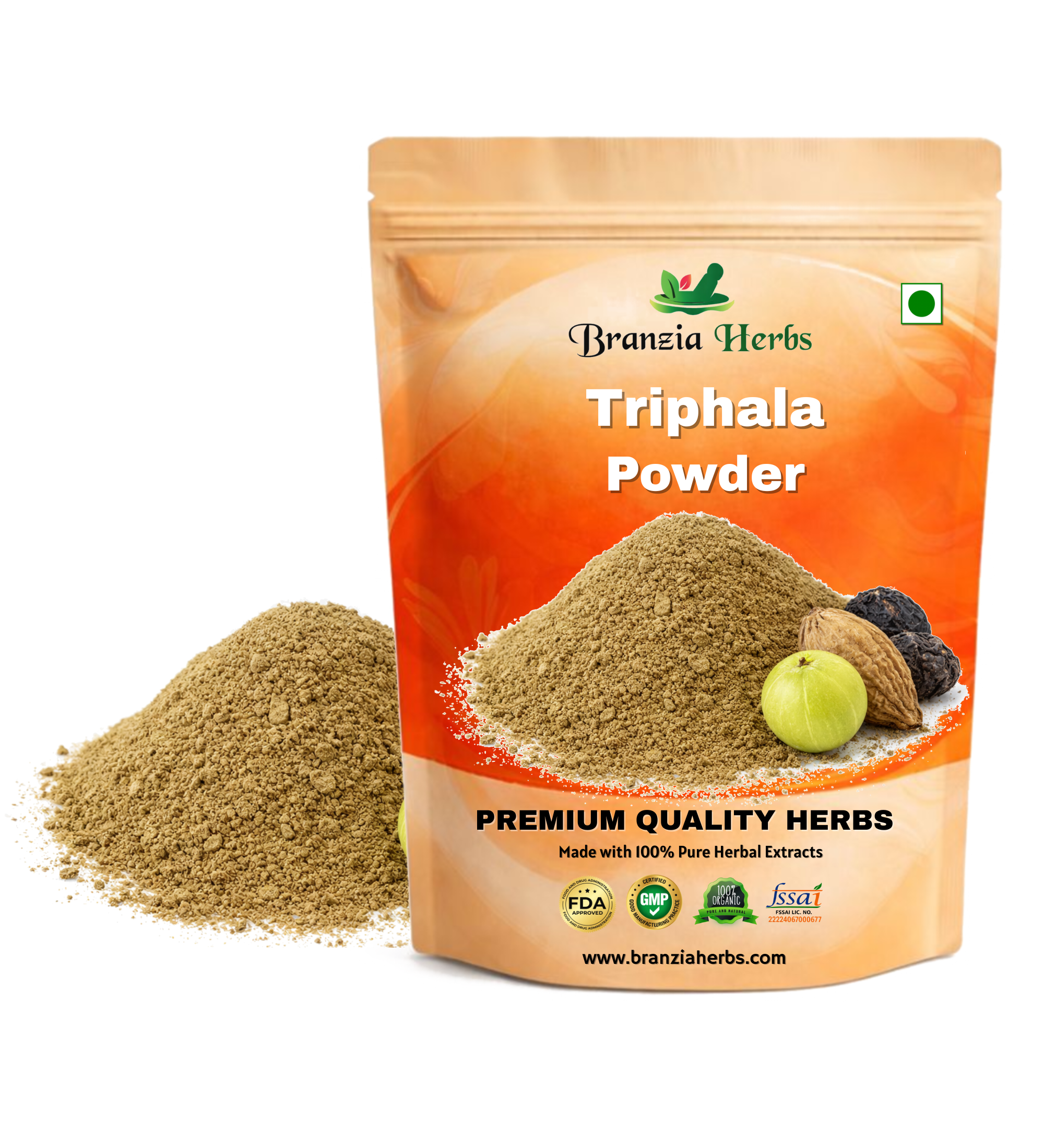 Triphala Powder - Branzia Herbs