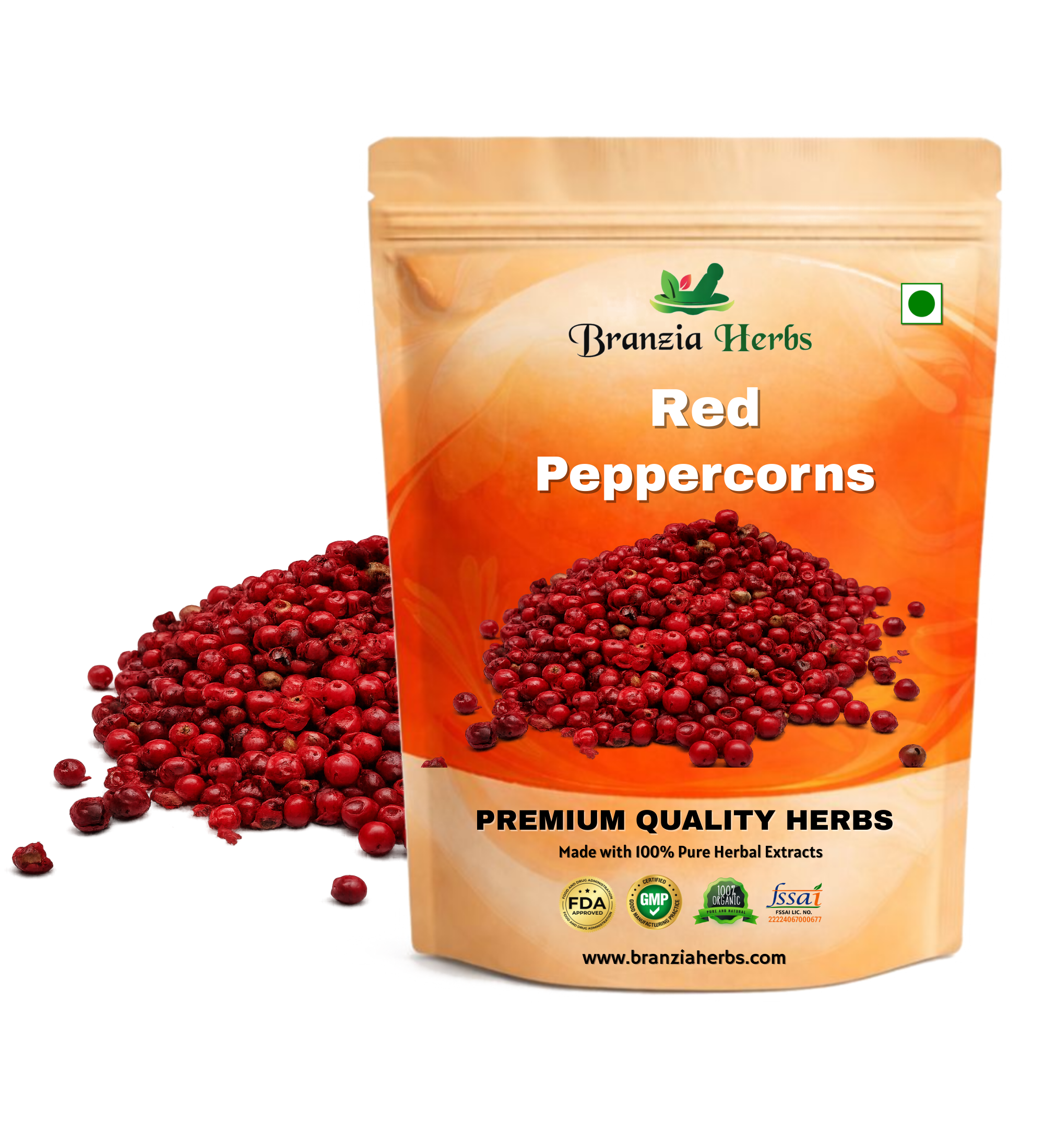 Red Peppercorns Wholesale Branzia Herbs