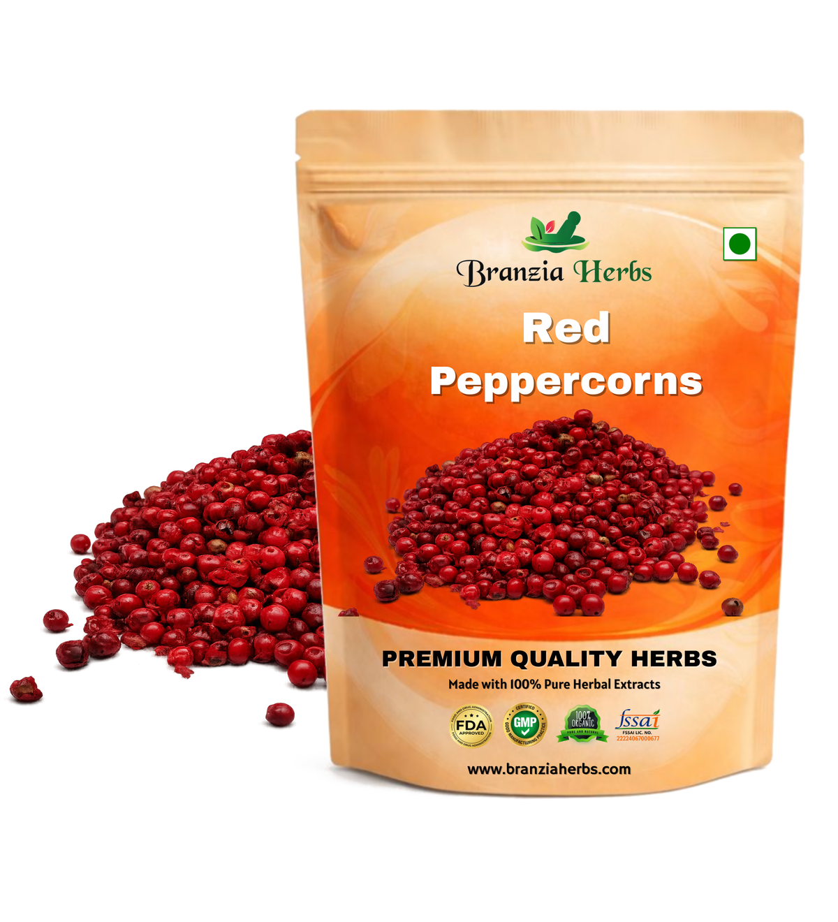 Red Peppercorns Wholesale Branzia Herbs