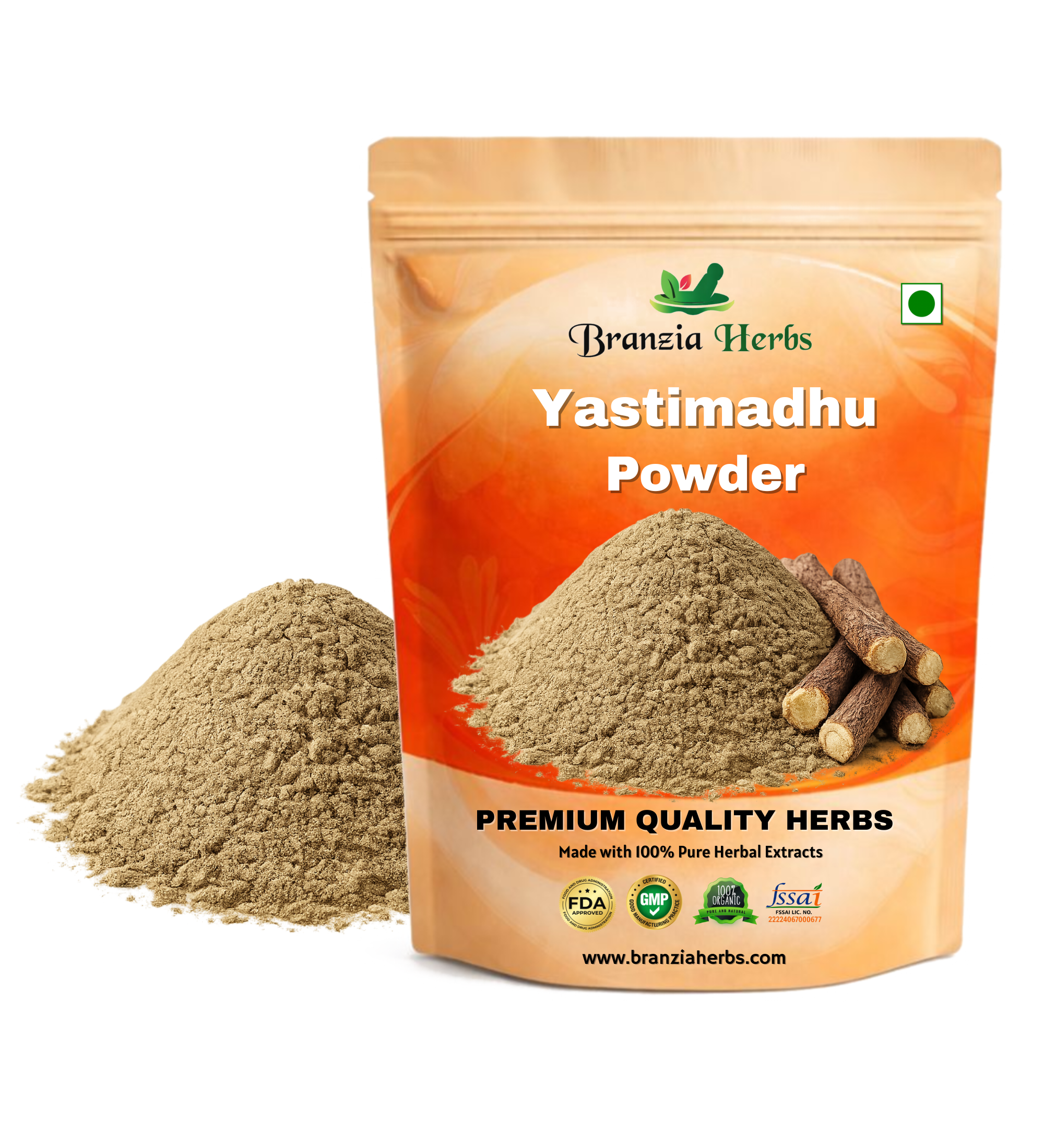 Yastimadhu Powder – Jethimadh – Mulethi – Licorice - Branzia Herbs