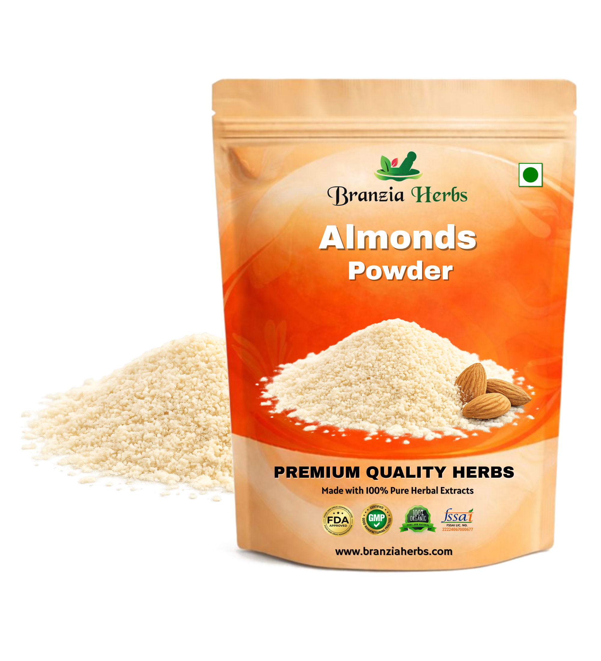 "Almonds - Meal " Branzia Herbs
