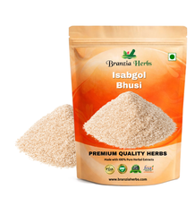 Isabgol Bhusi-Isabagol Bhoonsi-Psyllium Husk Dried-Plantago ovata Raw Herbs - Branzia Herbs