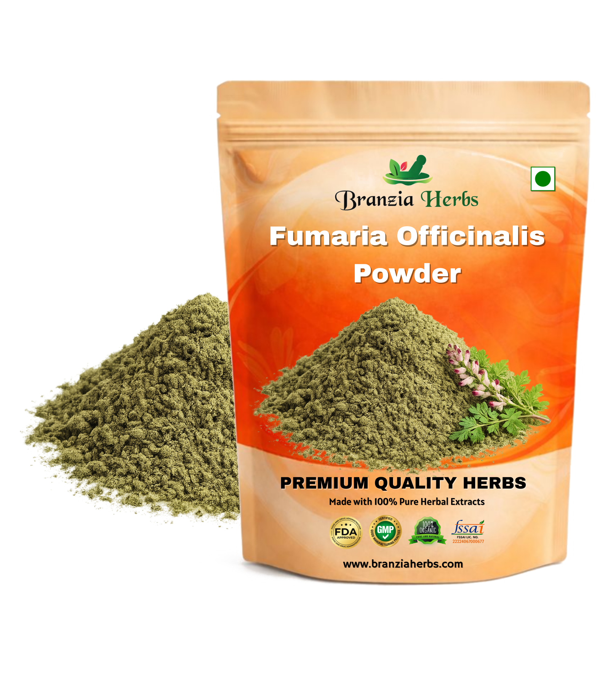 Fumaria Officinalis (pit Papara powder - Branzia Herbs