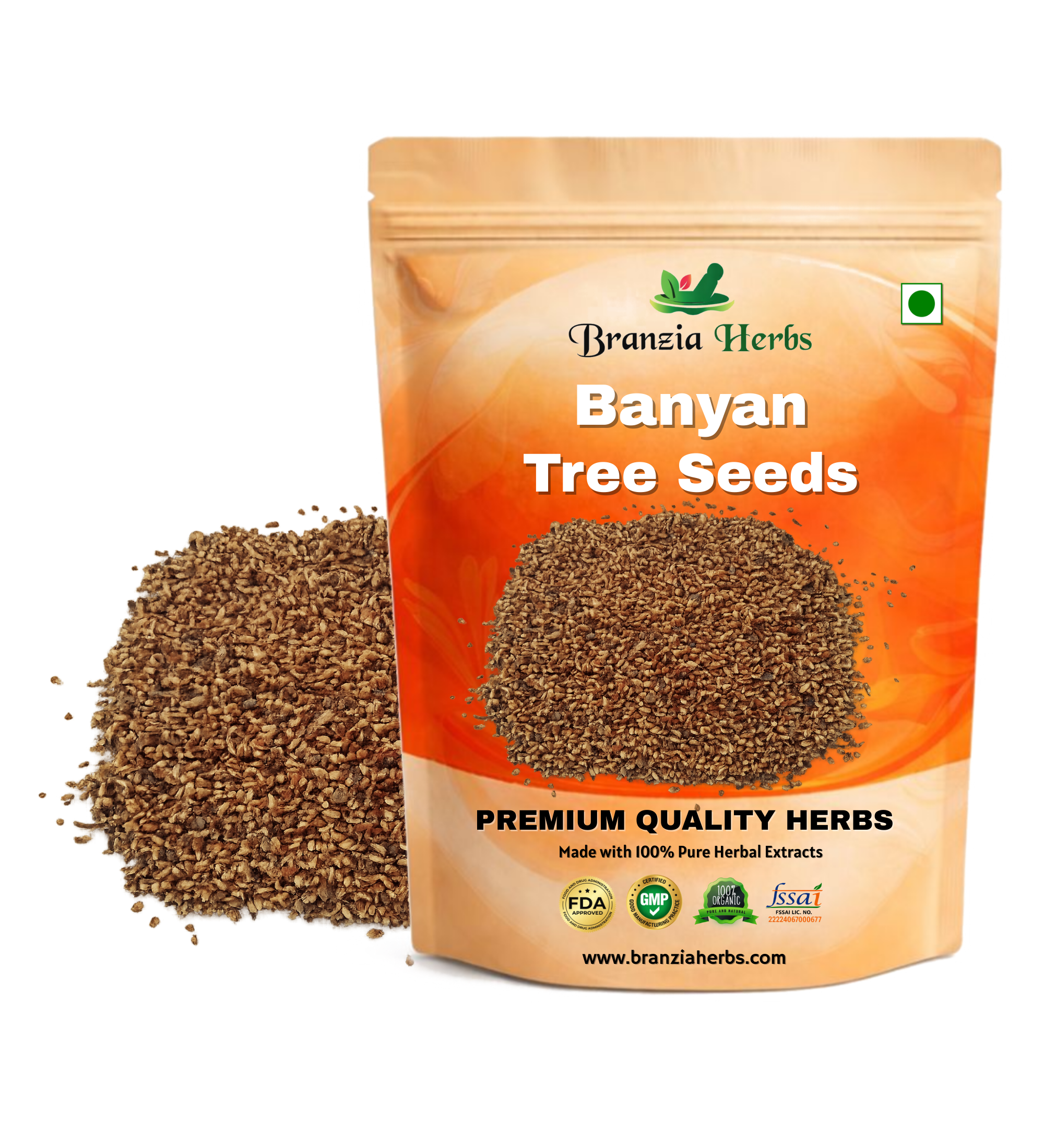 BANYAN TREE, FICUS BENGHALENSIS TREE SEEDS, ALA MARAM TREE SEED Branzia Herbs