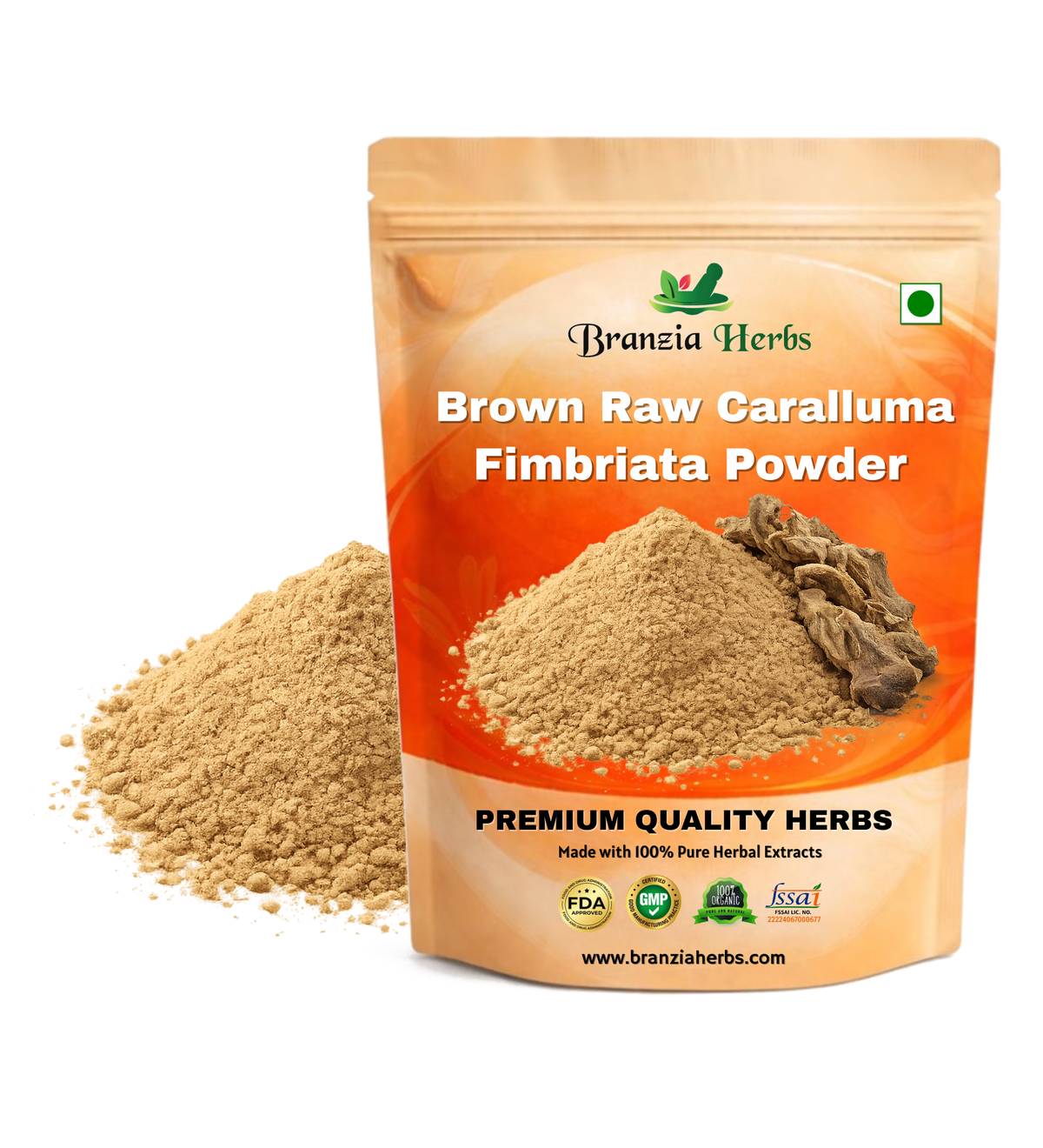 Brown Raw Caralluma Fimbriata Powder - Branzia Herbs
