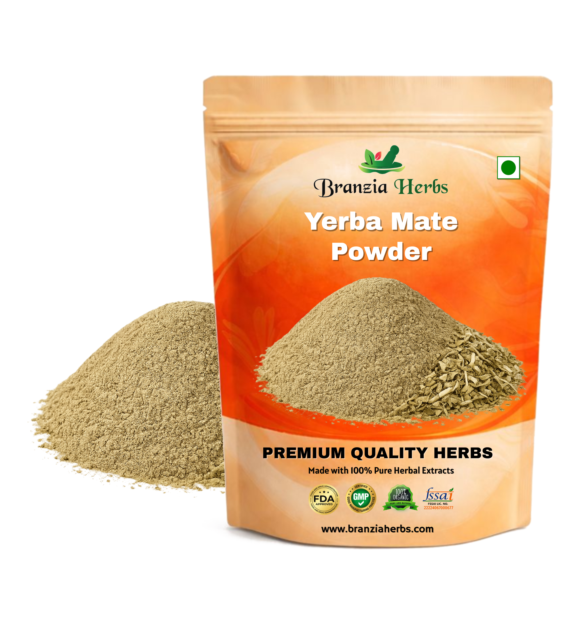Yerba Mate Powder - Branzia Herbs