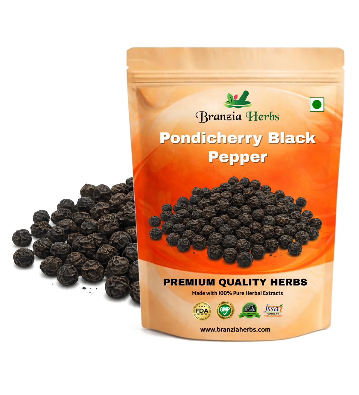 Pondicherry Black Pepper Wholesale Branzia Herbs