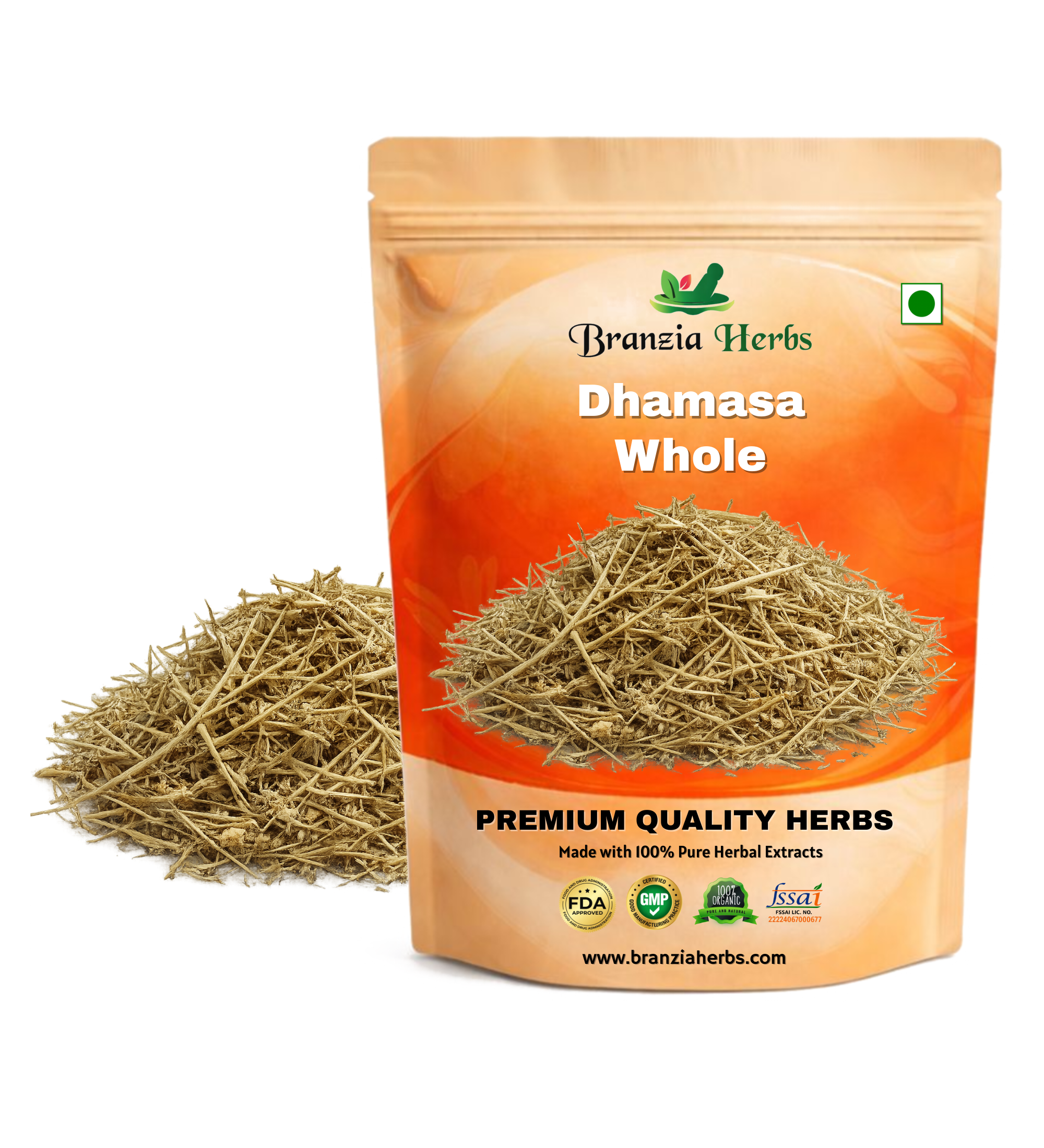 Dhamasa-Damasha-Dhamaasa(Panchang) Dried-Desert- Fagonia Cretica - Branzia Herbs