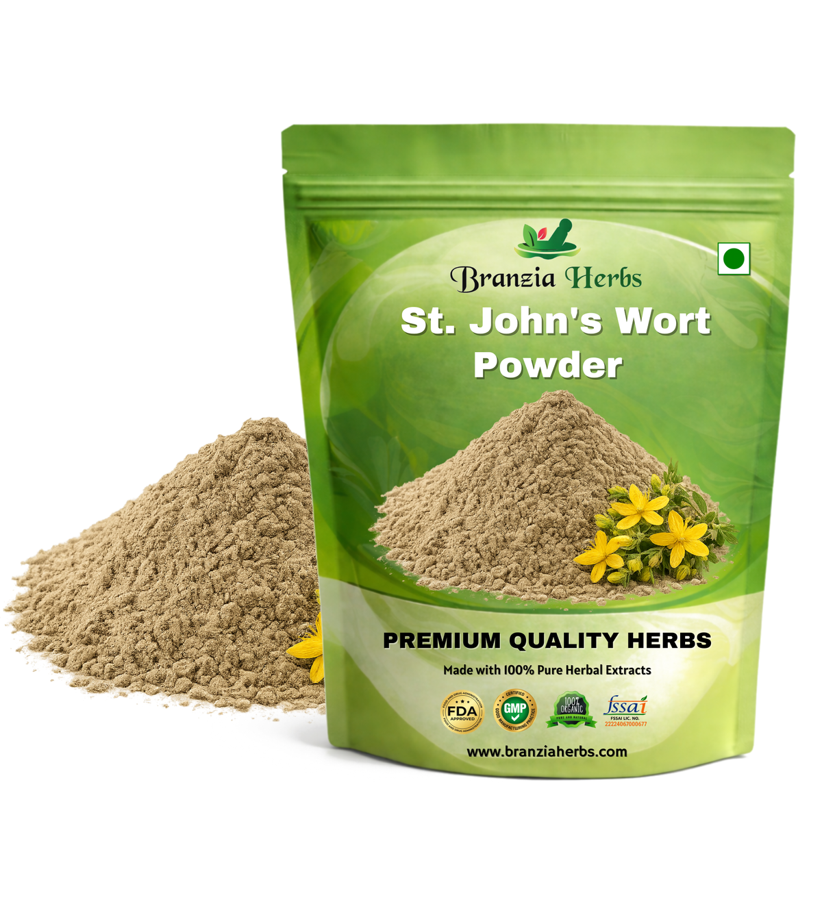 St. John's Wort Powder - Branzia Herbs