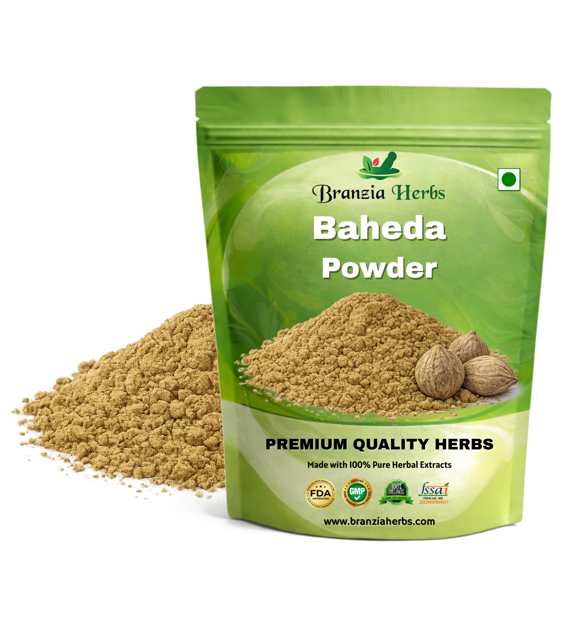 Baheda Powder – Bedda nuts – Terminalia bellirica - Branzia Herbs