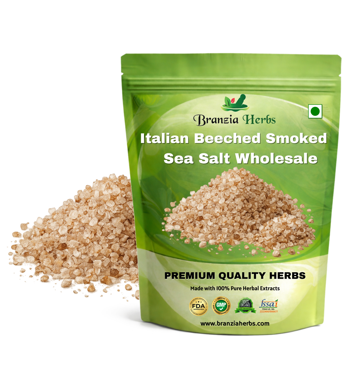 Italian Beeched Smoked Sea Salt Wholesale