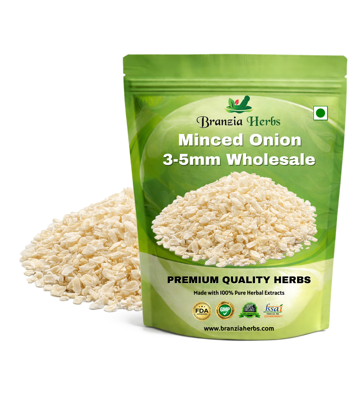 Minced Onion 3-5mm Wholesale Branzia Herbs