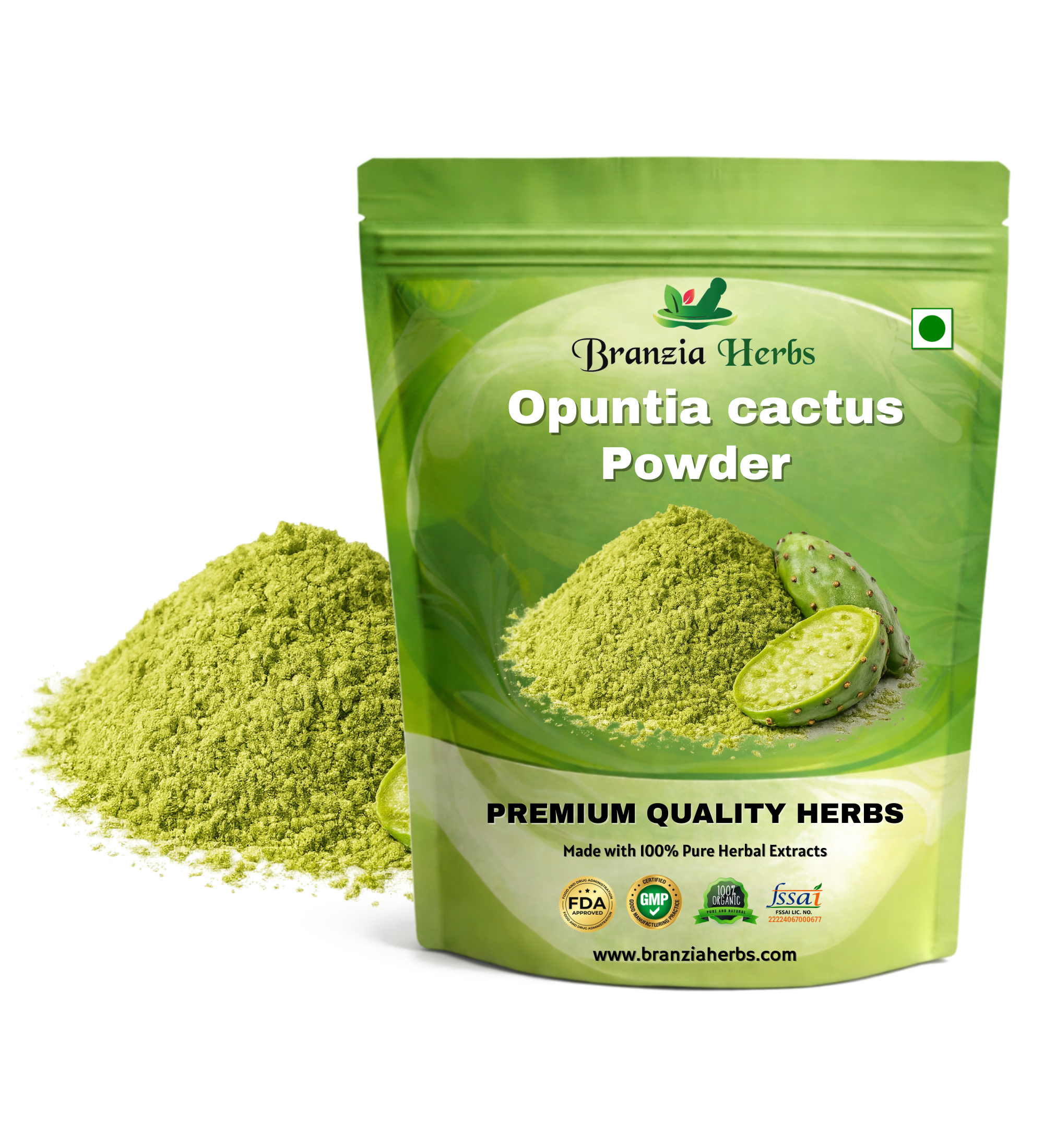 Opuntia cactus powder - Branzia Herbs