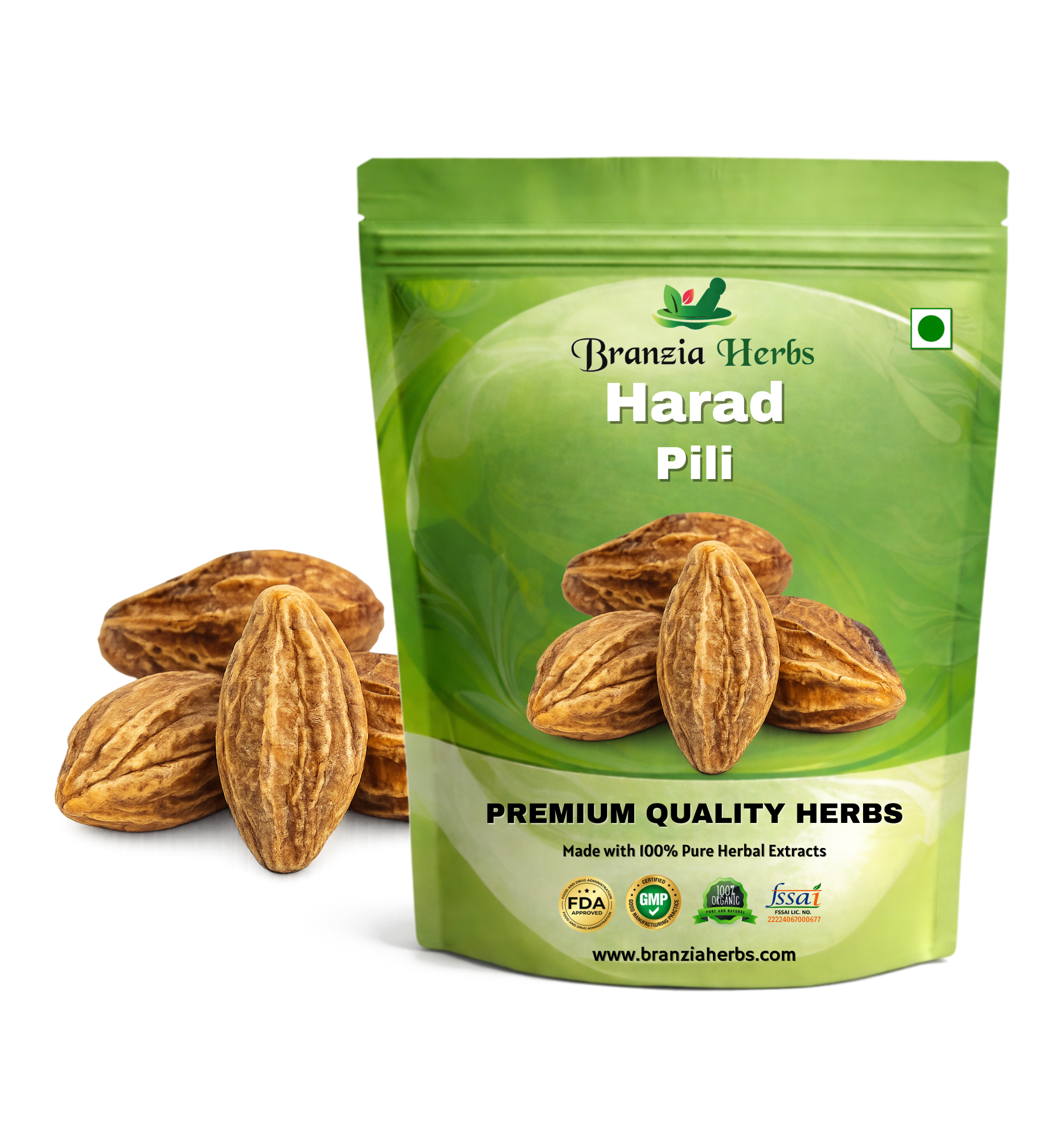 Harad | Halela | Harad Pili | Terminalia Chebula Retz - Branzia Herbs