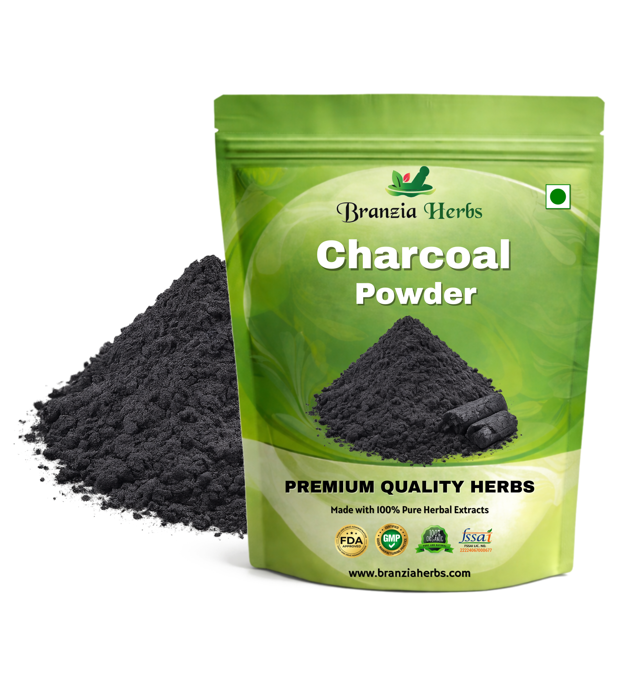 "Activated Charcoal powder " - Branzia Herbs