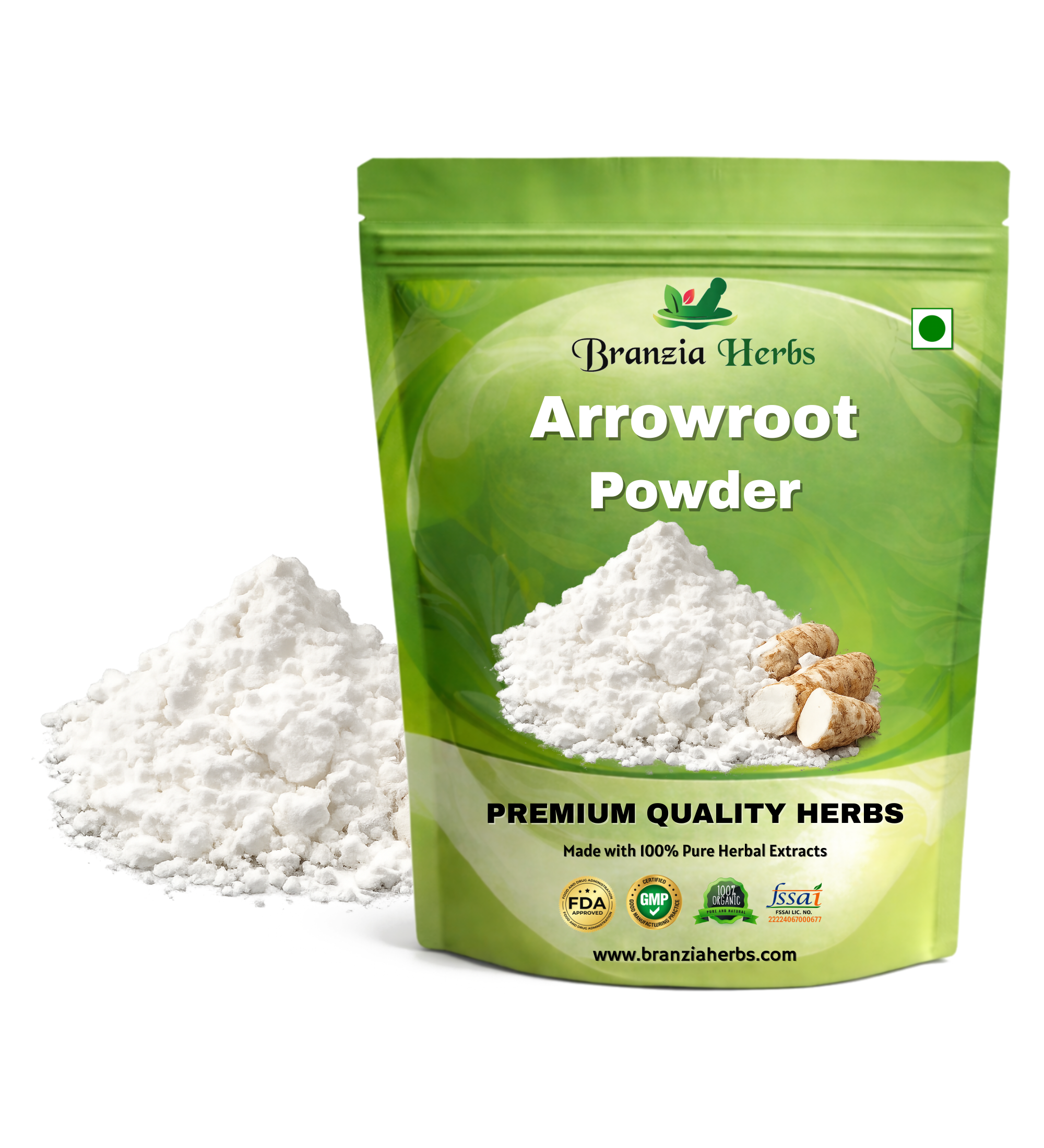 Arrowroot powder Wholesale - Branzia Herbs