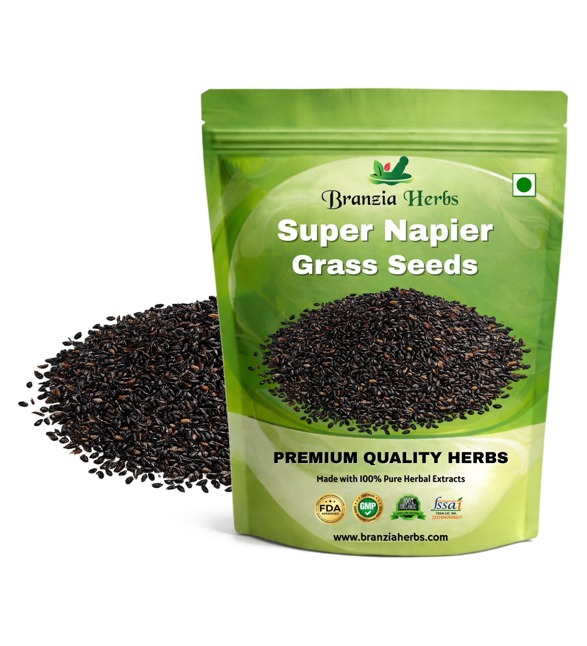 Super Napier Grass,Hybrid Grass,Elephant Grass, High Yielding grass Seeds Branzia Herbs